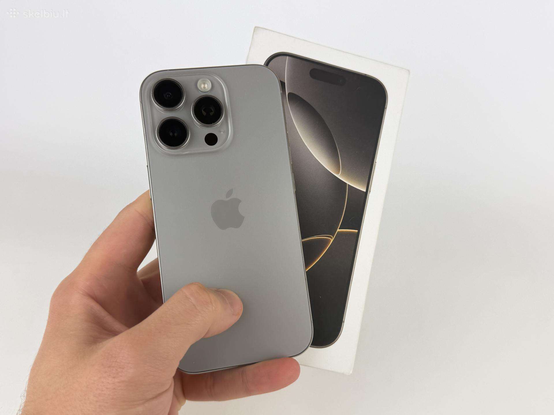 Ekspozicinis iPhone 16 Pro 256 Natural Titanium