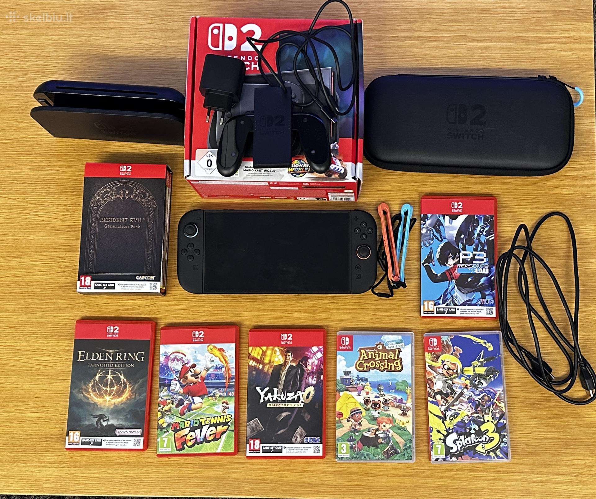Nintendo Switch 2 + priedai