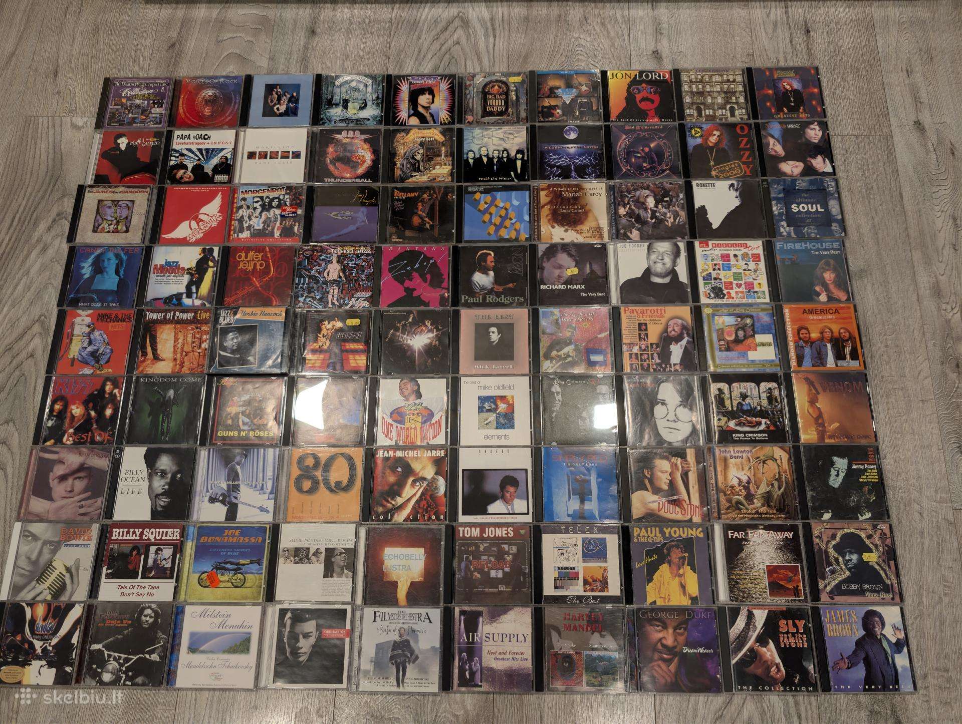 Parduodama muzikos CD kolekcija urmu – 566 vnt.