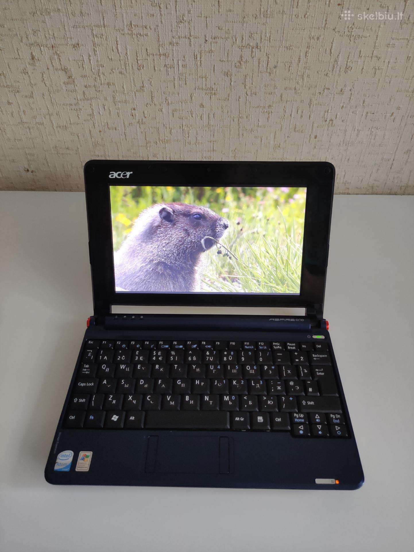 Acer Aspire One Zg5 mini nešiojamas kompiuteris