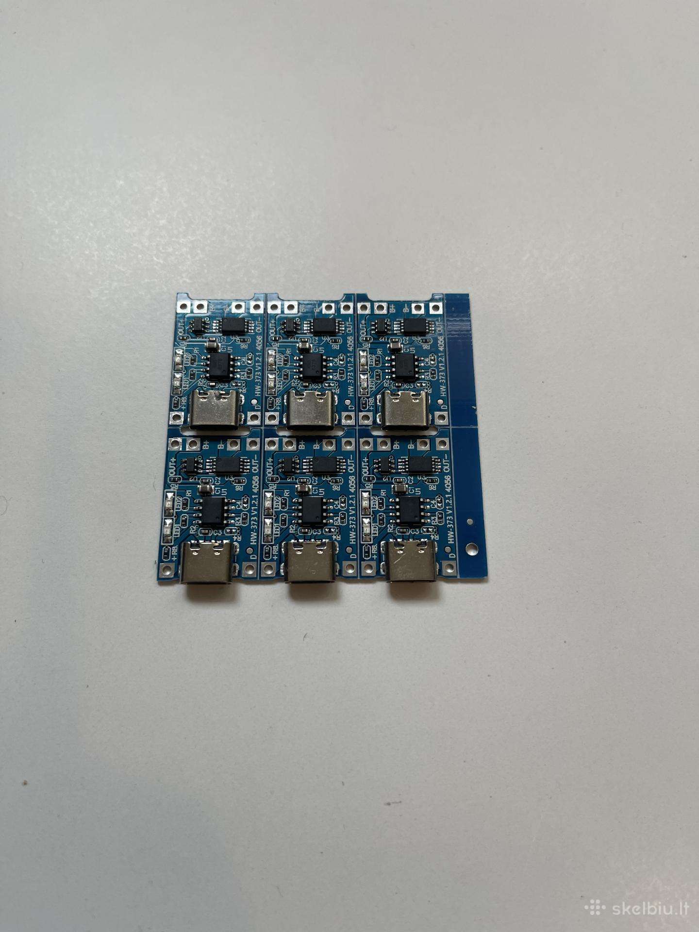 Usb-c įkrovimo moduliai – 6 vnt