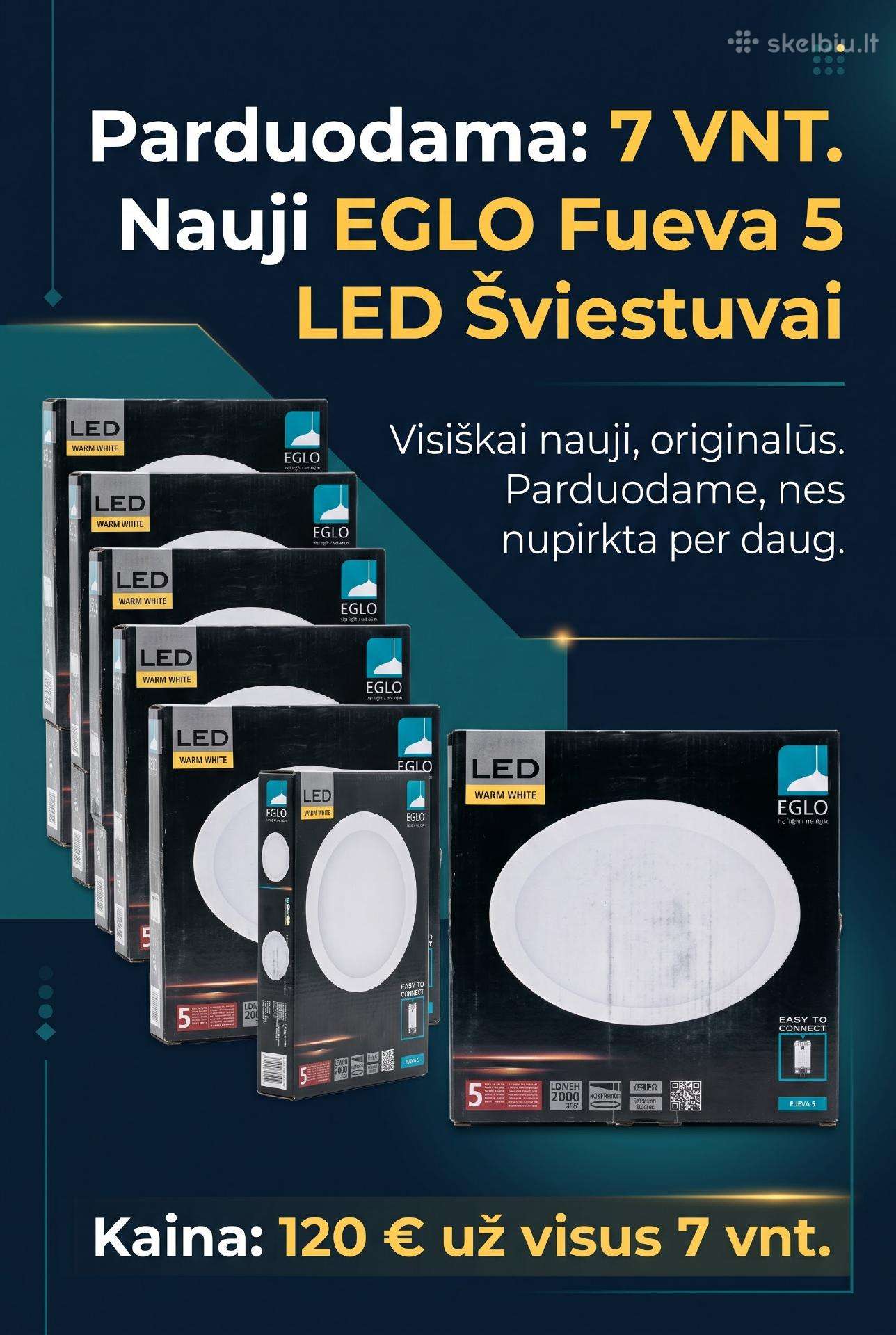 Nauji LED šviestuvai