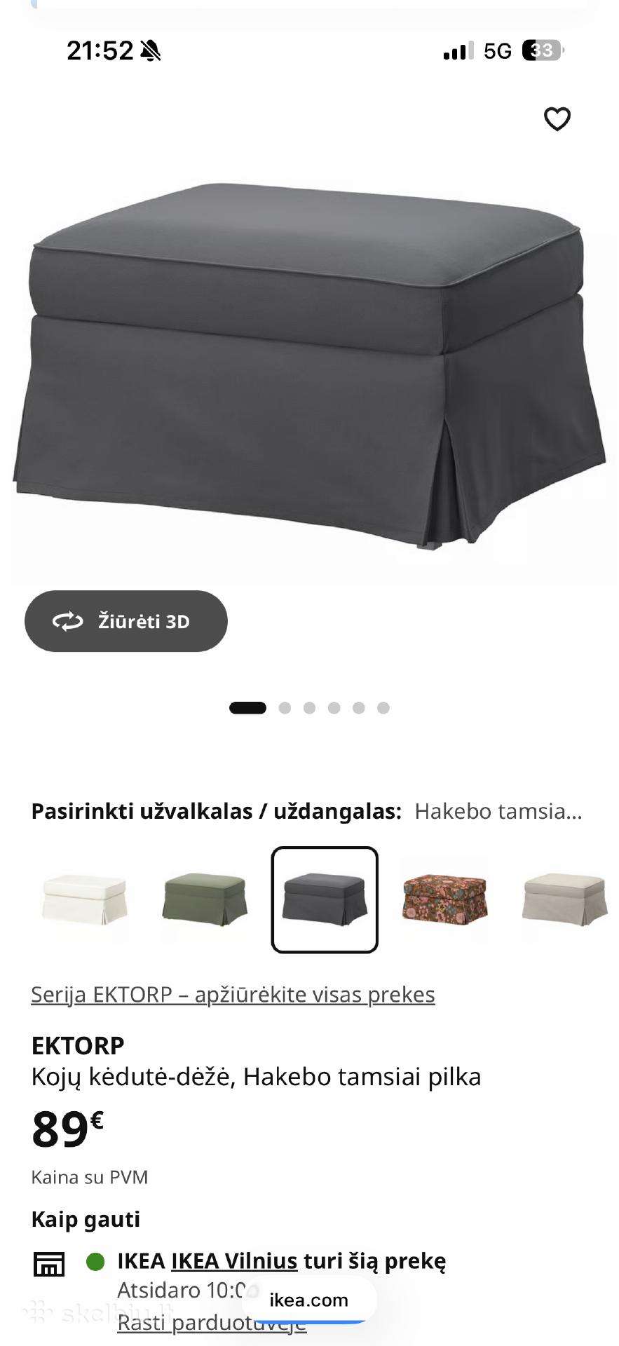 Sofa su pufu