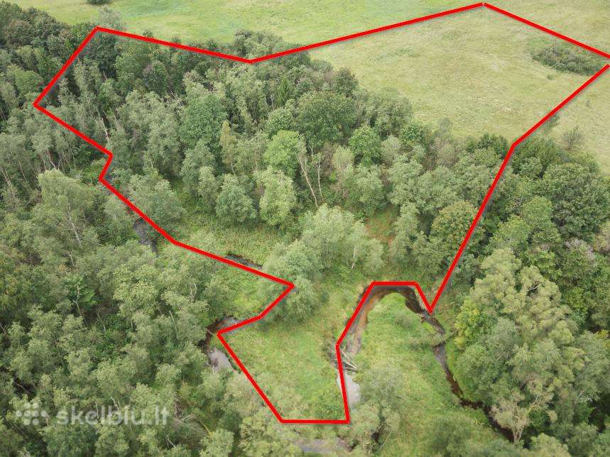 1,3156ha Namų Valda prie upės (5 km nuo Molėtų)