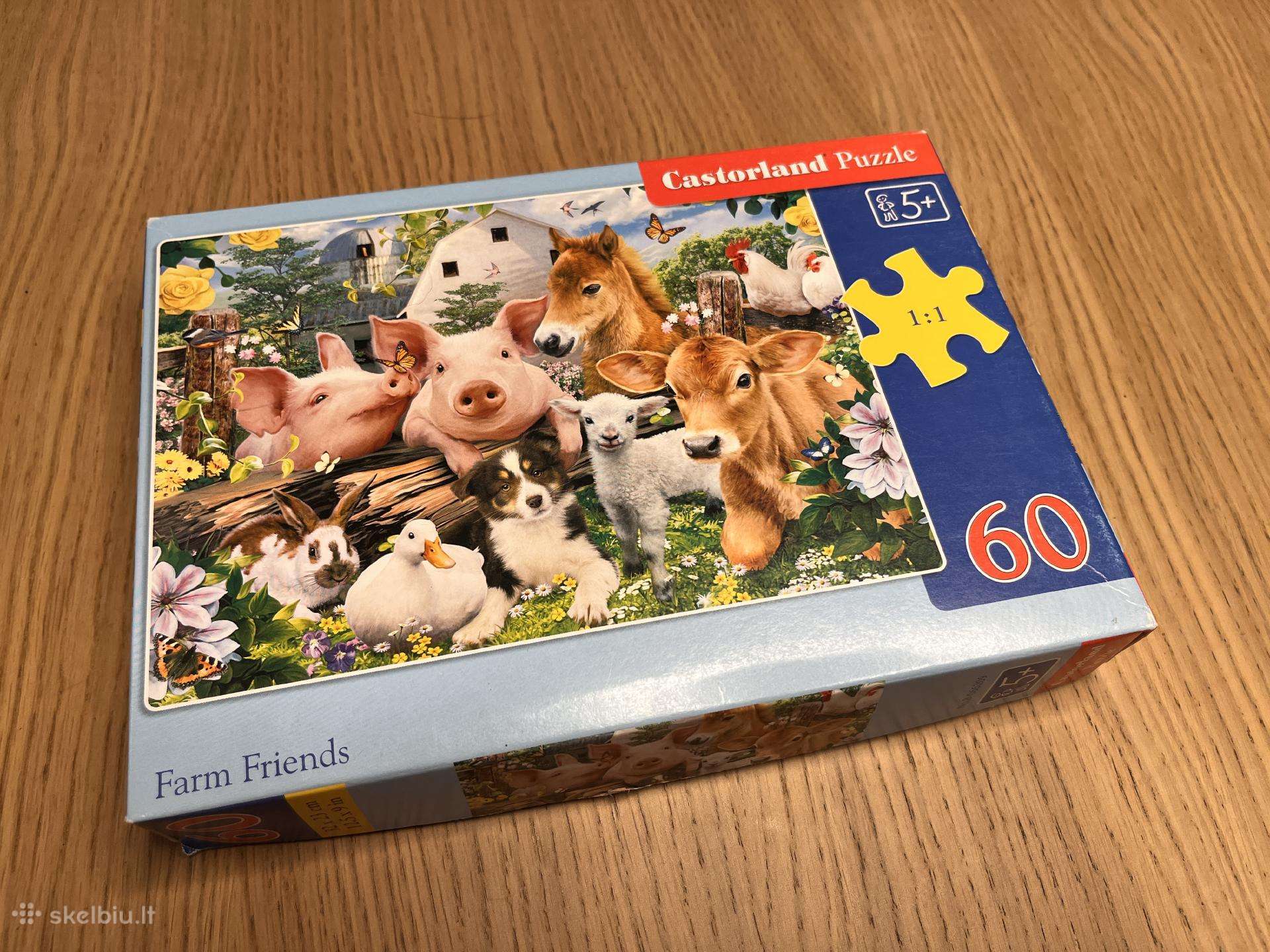 Castorland Farm Friends – 60 dalių dėlionė, 5+