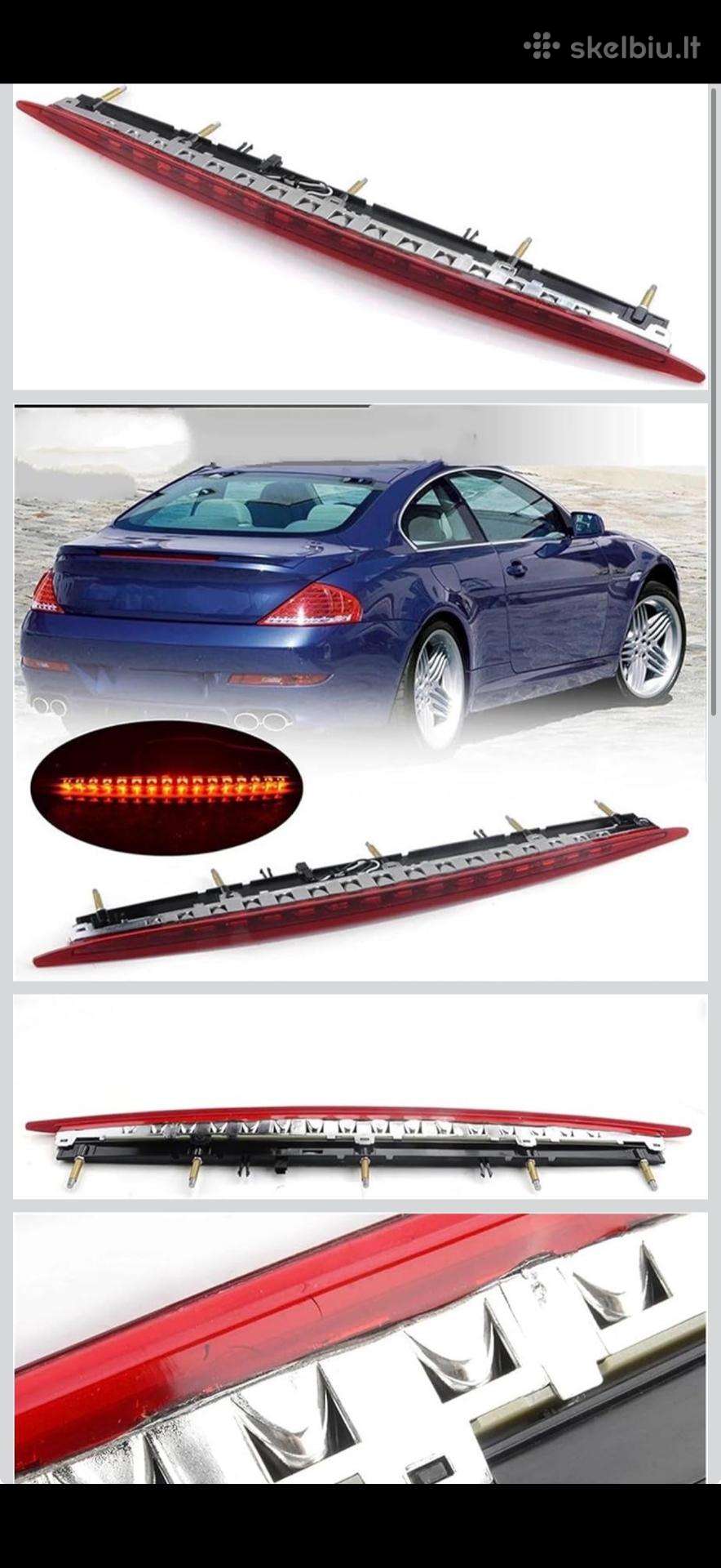 Bmw 6 serijos E64 trečias stabdžių žibintas