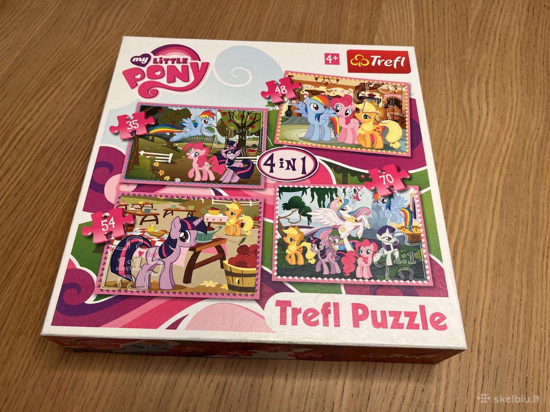 Trefl My Little Pony 4 in 1–4 dėlionės, 207 daly
