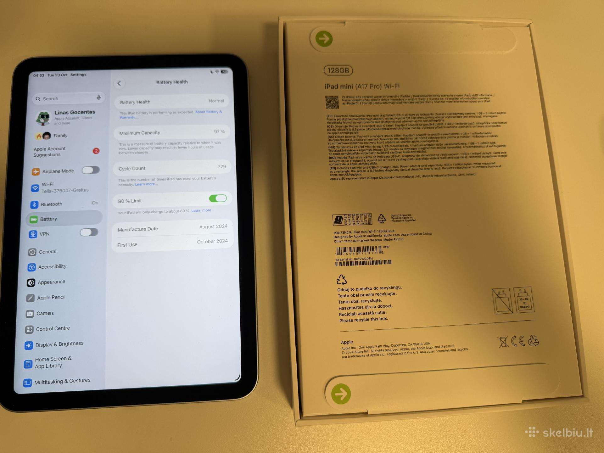 iPad mini 7 128gb 8.3