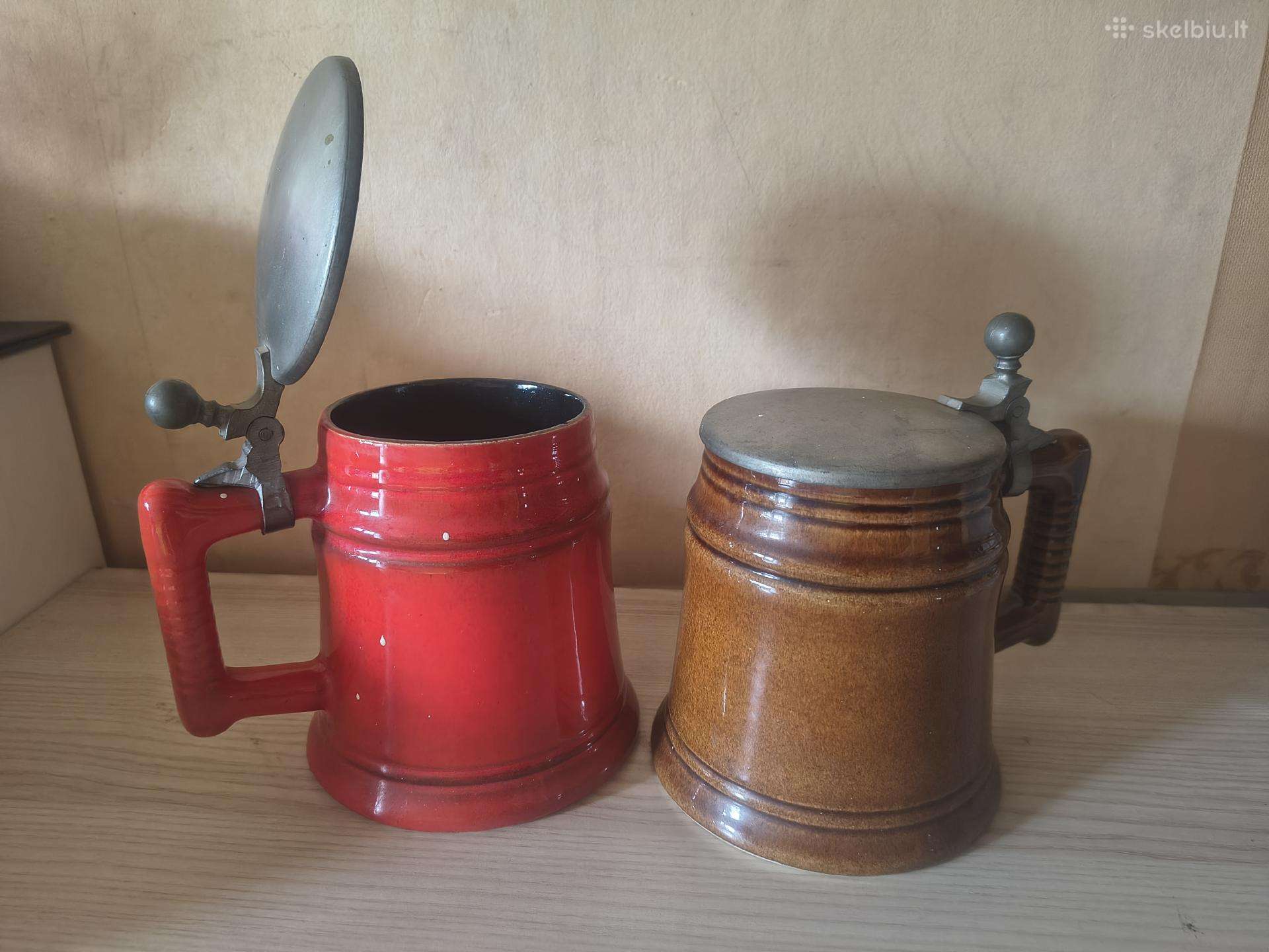 Vokiški alaus bokalai