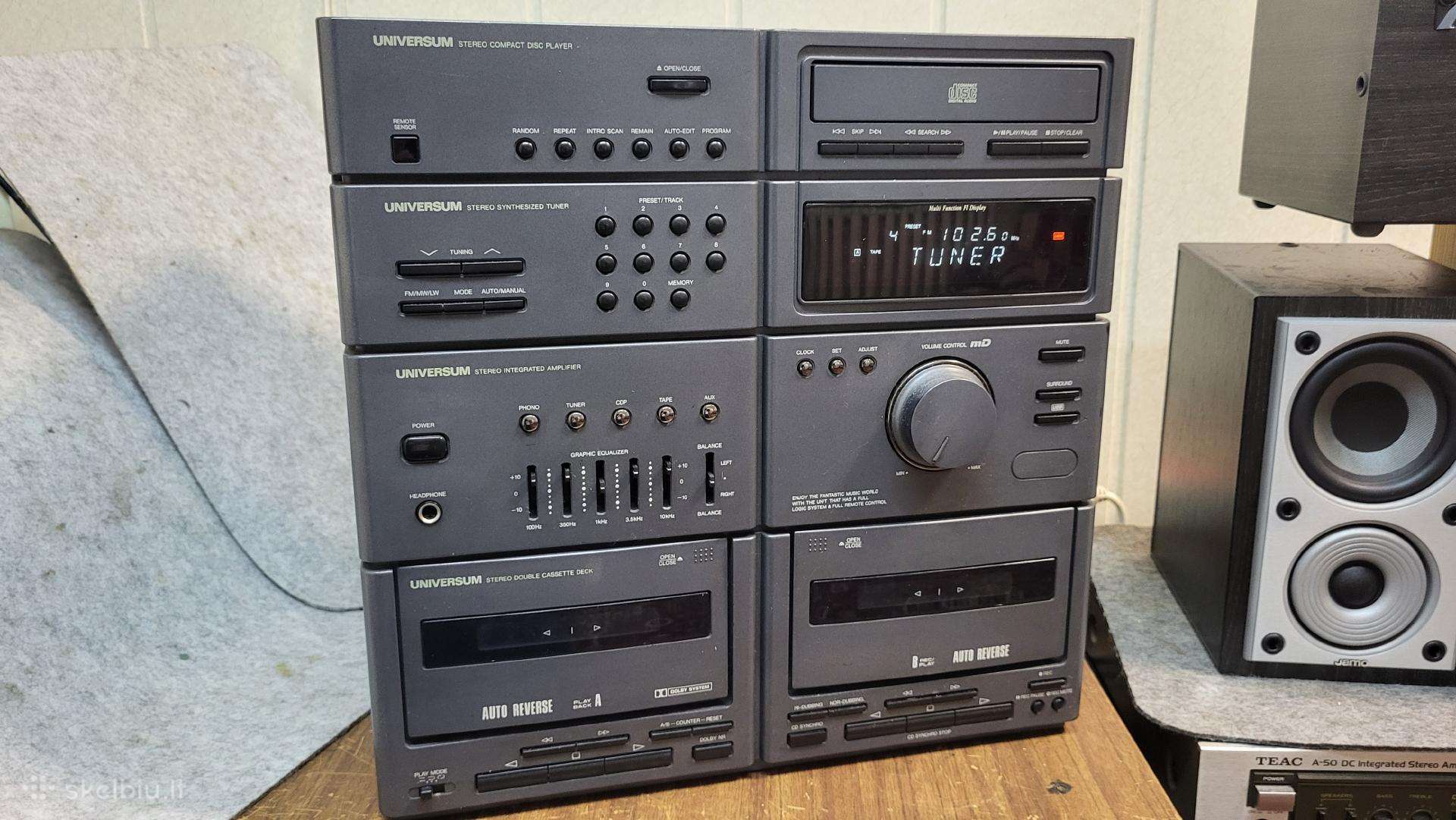 Muz.centras Telefunken koloneles Jamo M705 Ir kt.