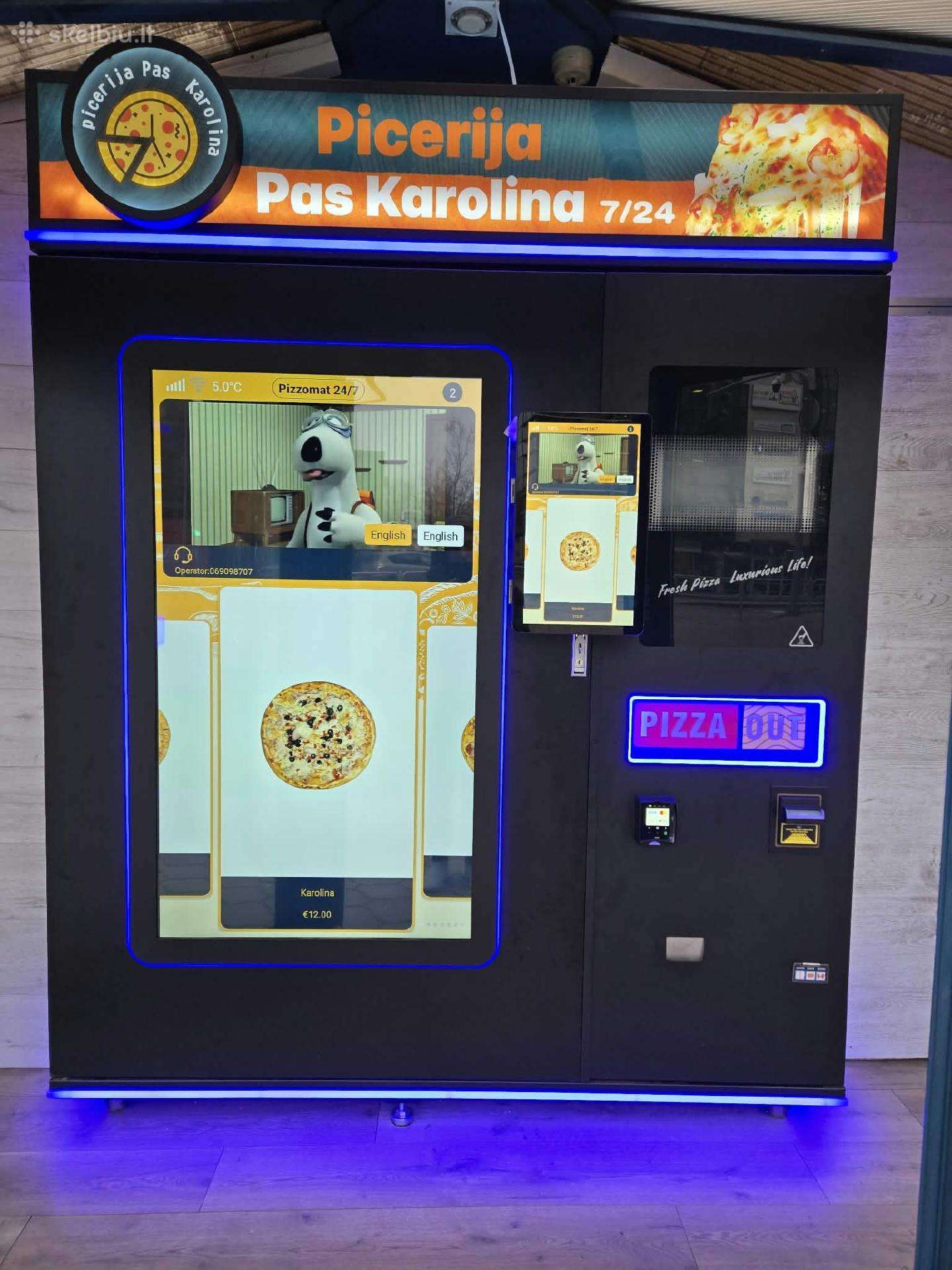 Parduodamas picų aparatas robotas 15000 €