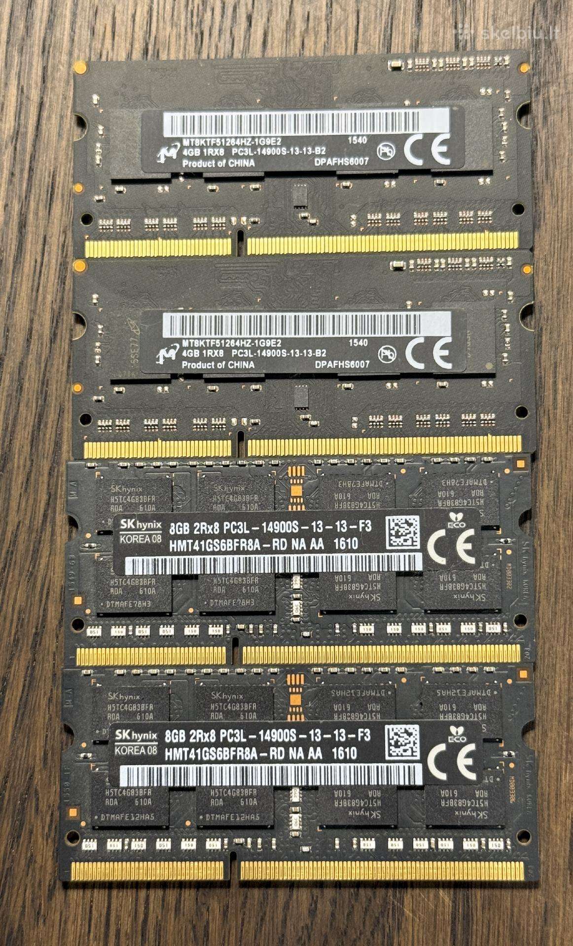2x8gb + 2x4gb 24gb RAM Ddr3l Pc3l Sk hynix