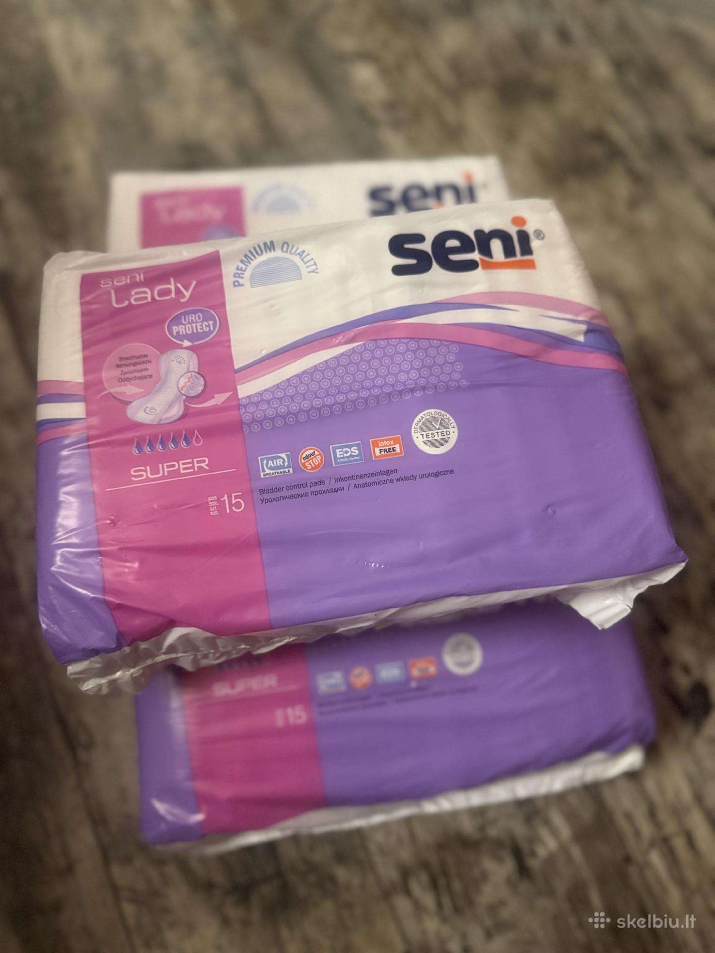 Moteriški urologiniai įklotai Seni Lady Super
