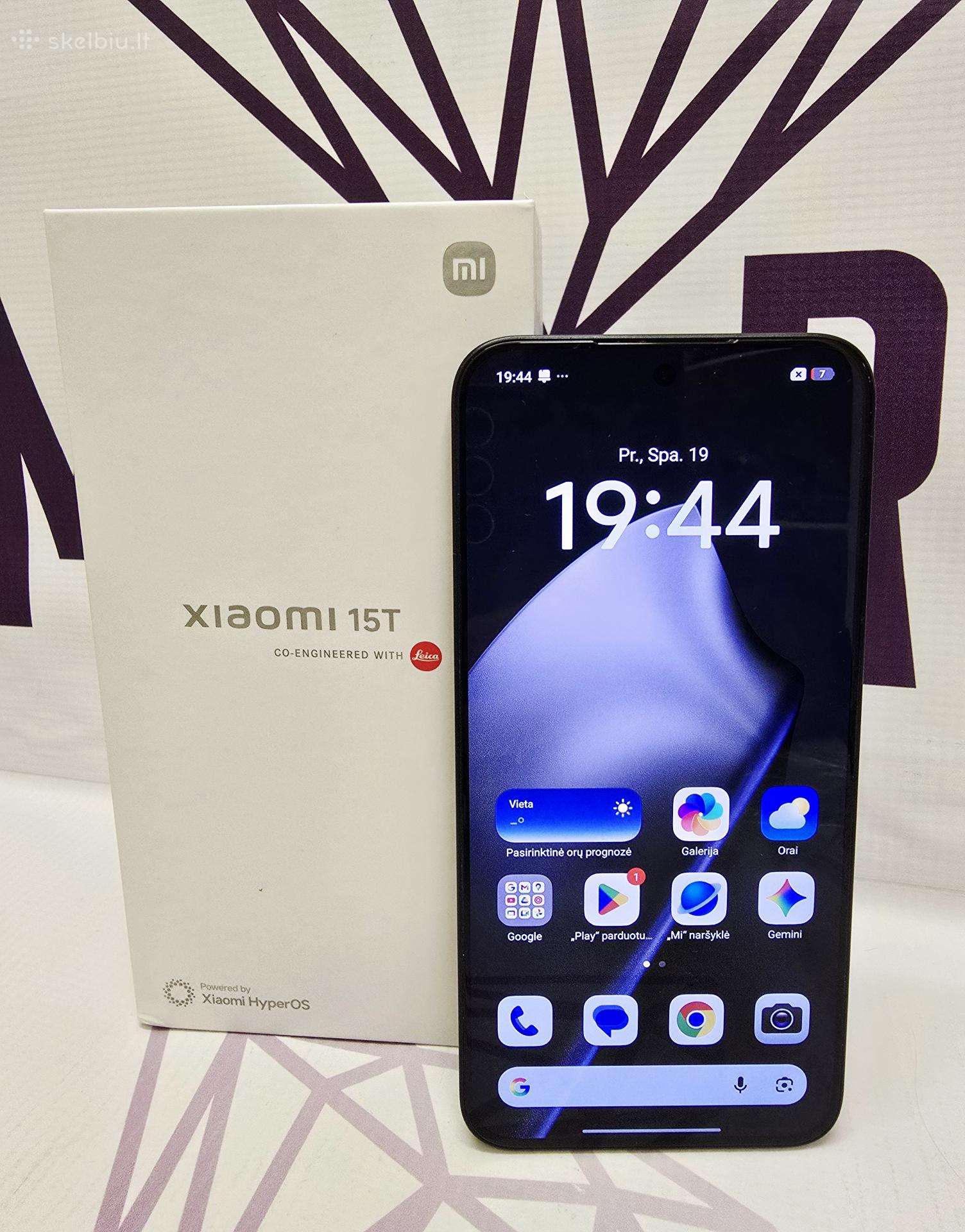 Xiaomi 15t (12gb/256gb) su garantija. Siunčiame