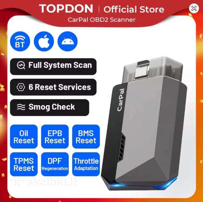 Diagnostinis testeris Topdon Carpal Obd2