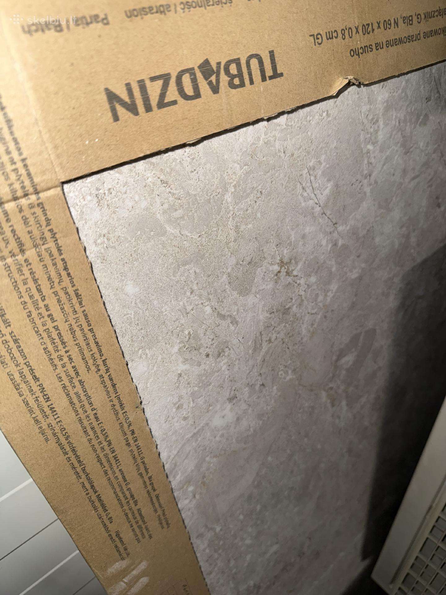 Sienų grindų plytelių likutis 60x120 Dovanoju
