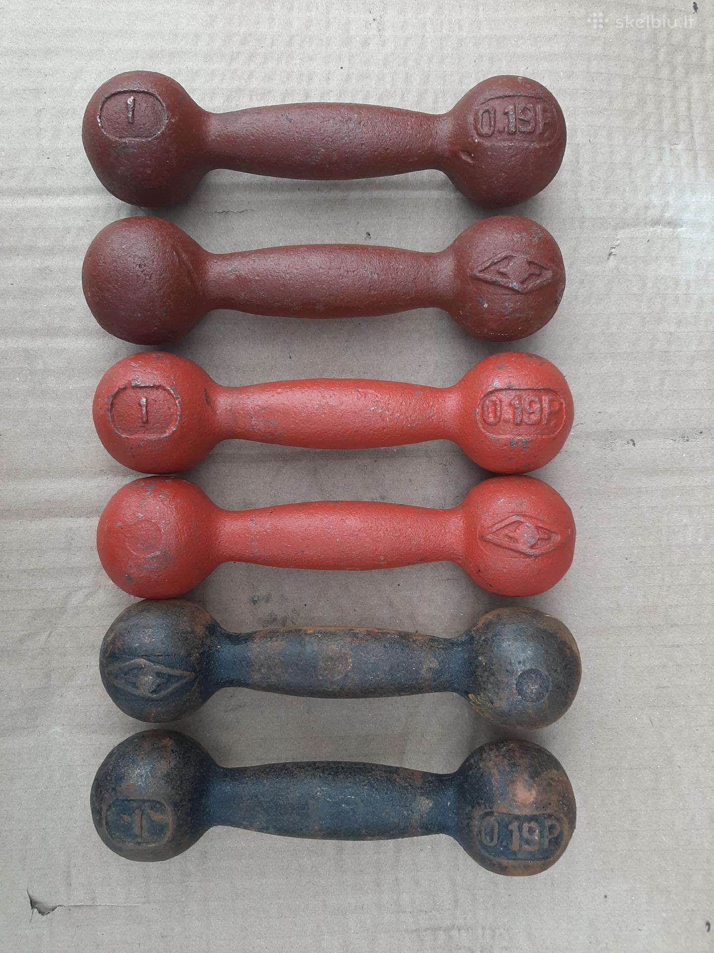 Hanteliai po 1kg