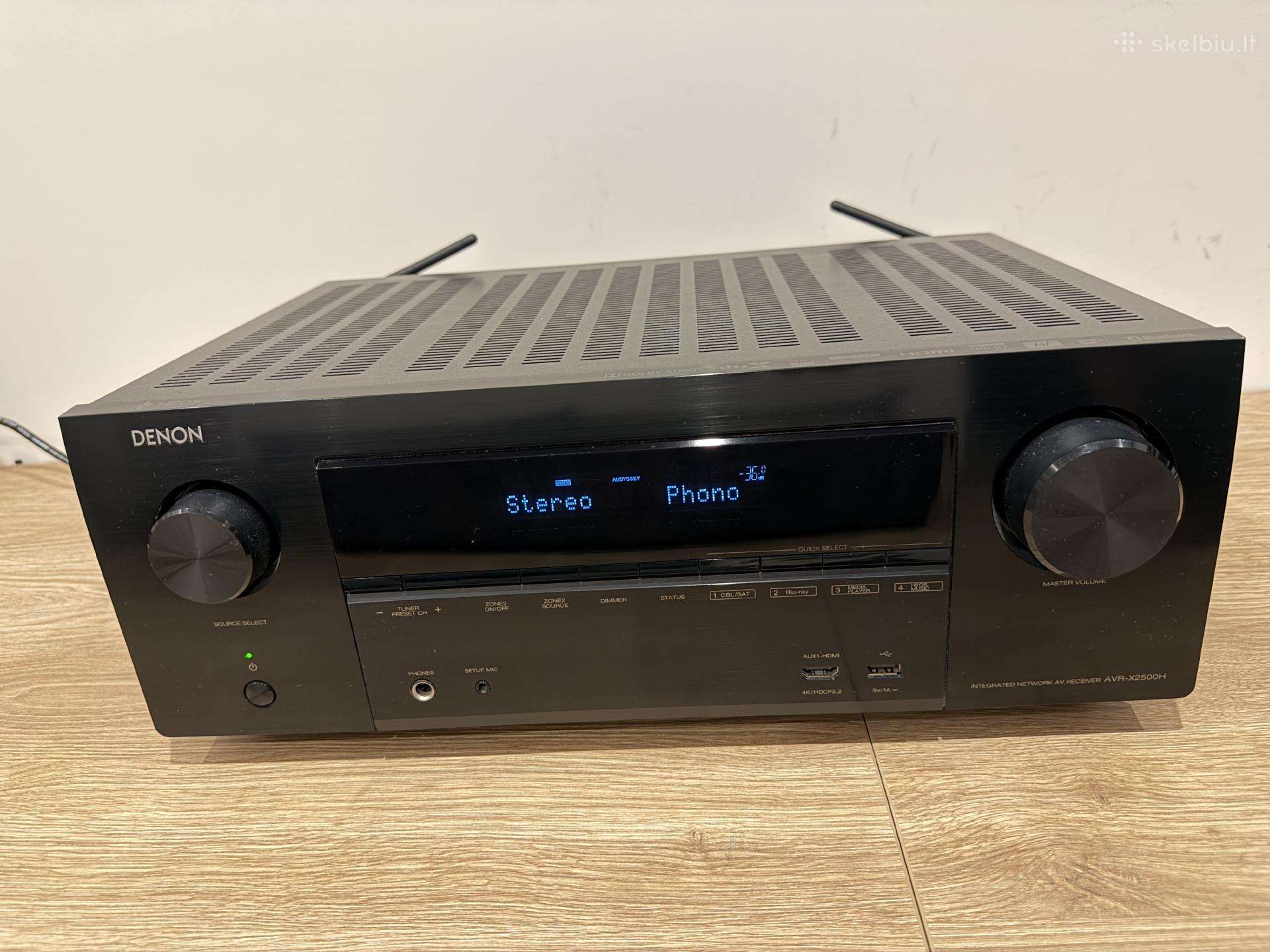 Namu kino resiveris stiprintuvas Denon Avr-x2500h