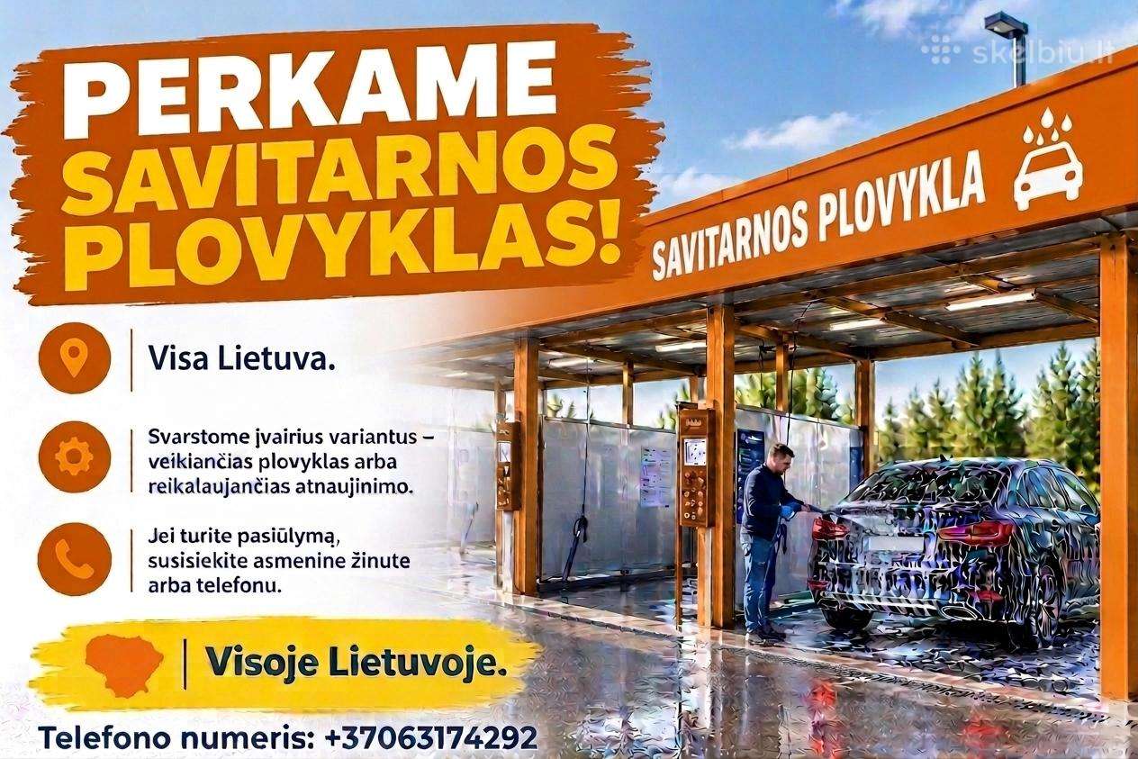 Perkame veikiančią svitarnos plovyklą.
