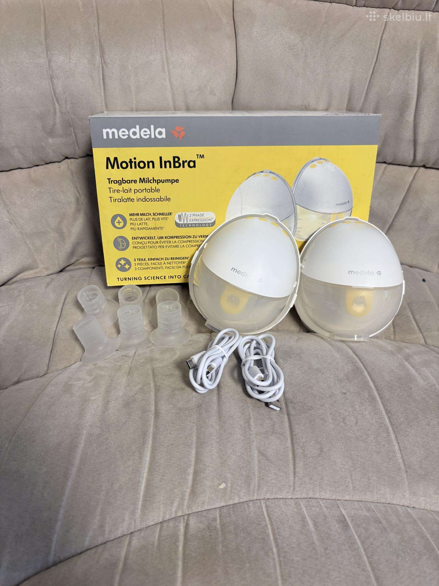 Medela Motion Inbra dvigubas belaidis pientraukis
