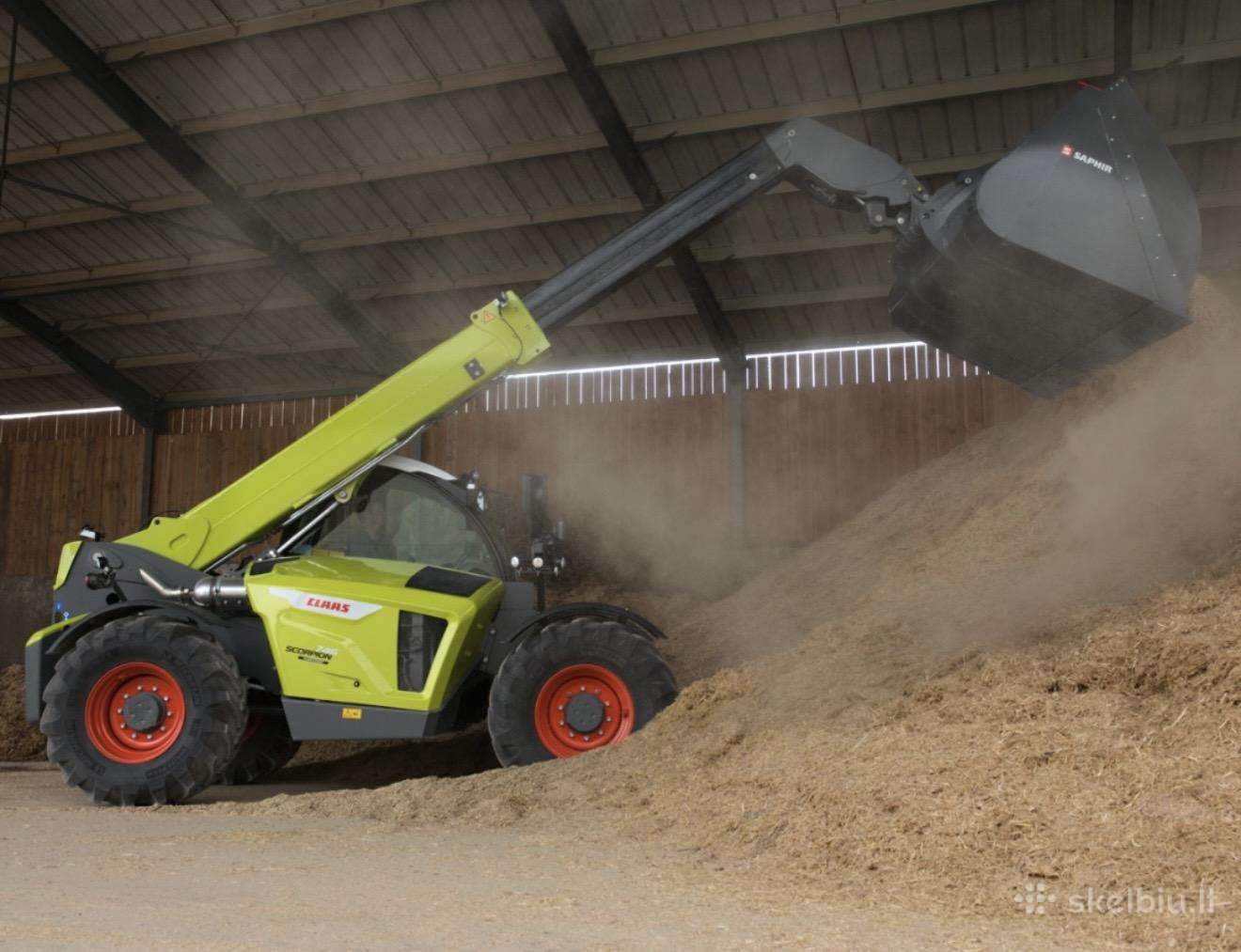 Claas scorpion teleskopinio krautuvo nuoma