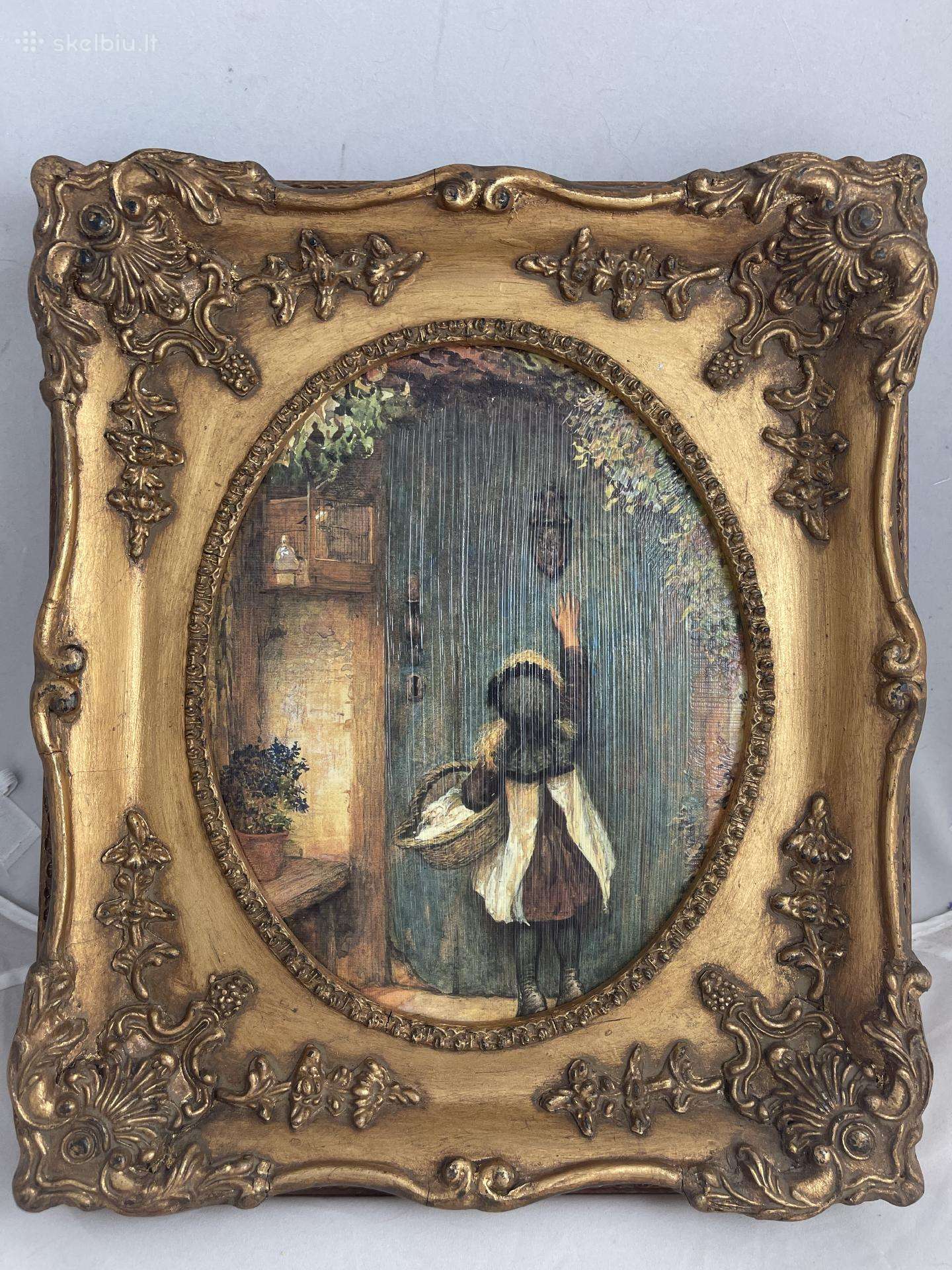 Vintažinis paveikslas 30x35