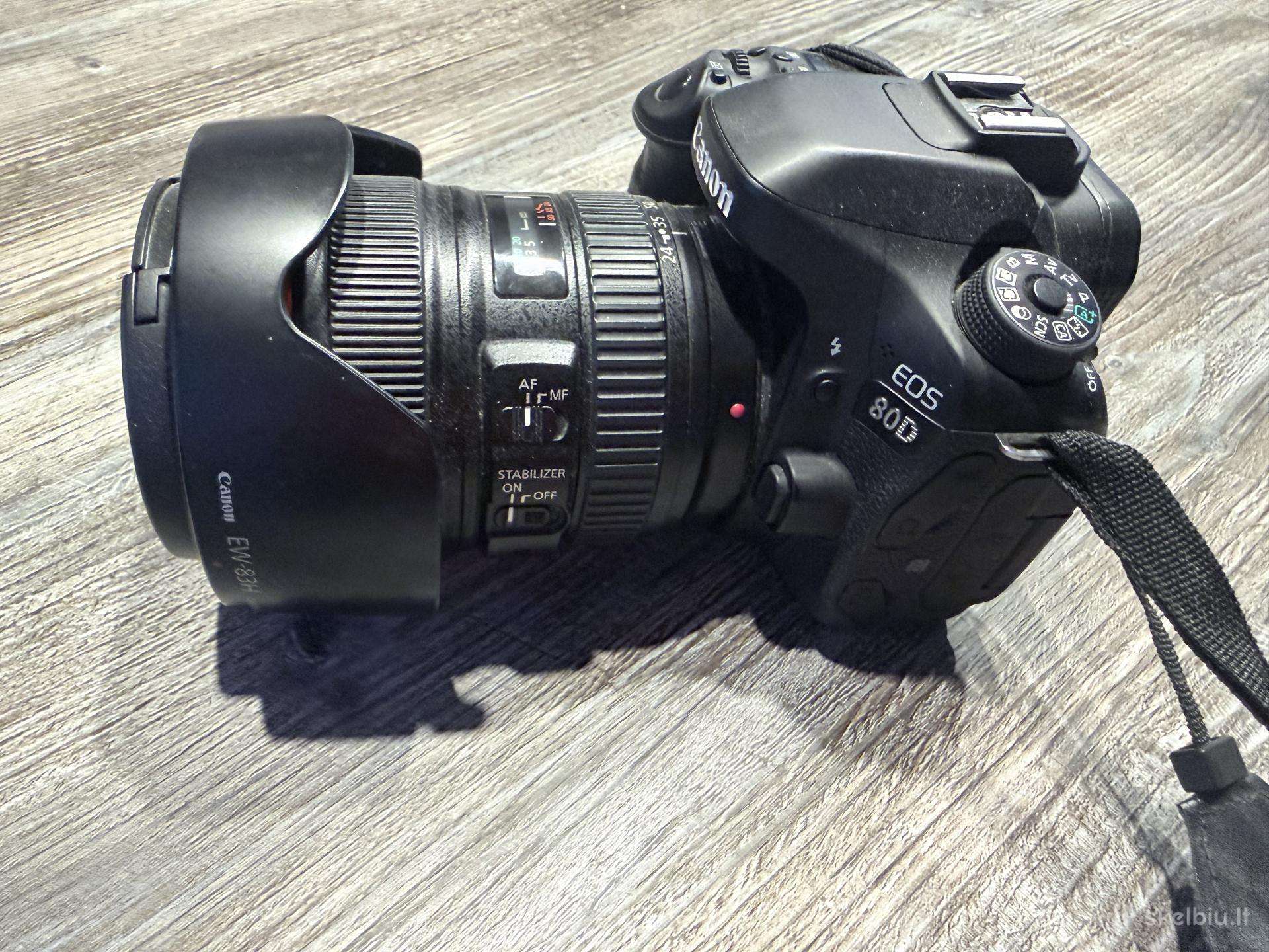 Canon EOS 80d + Canon Ef 24-105mm f/4l Is Usm