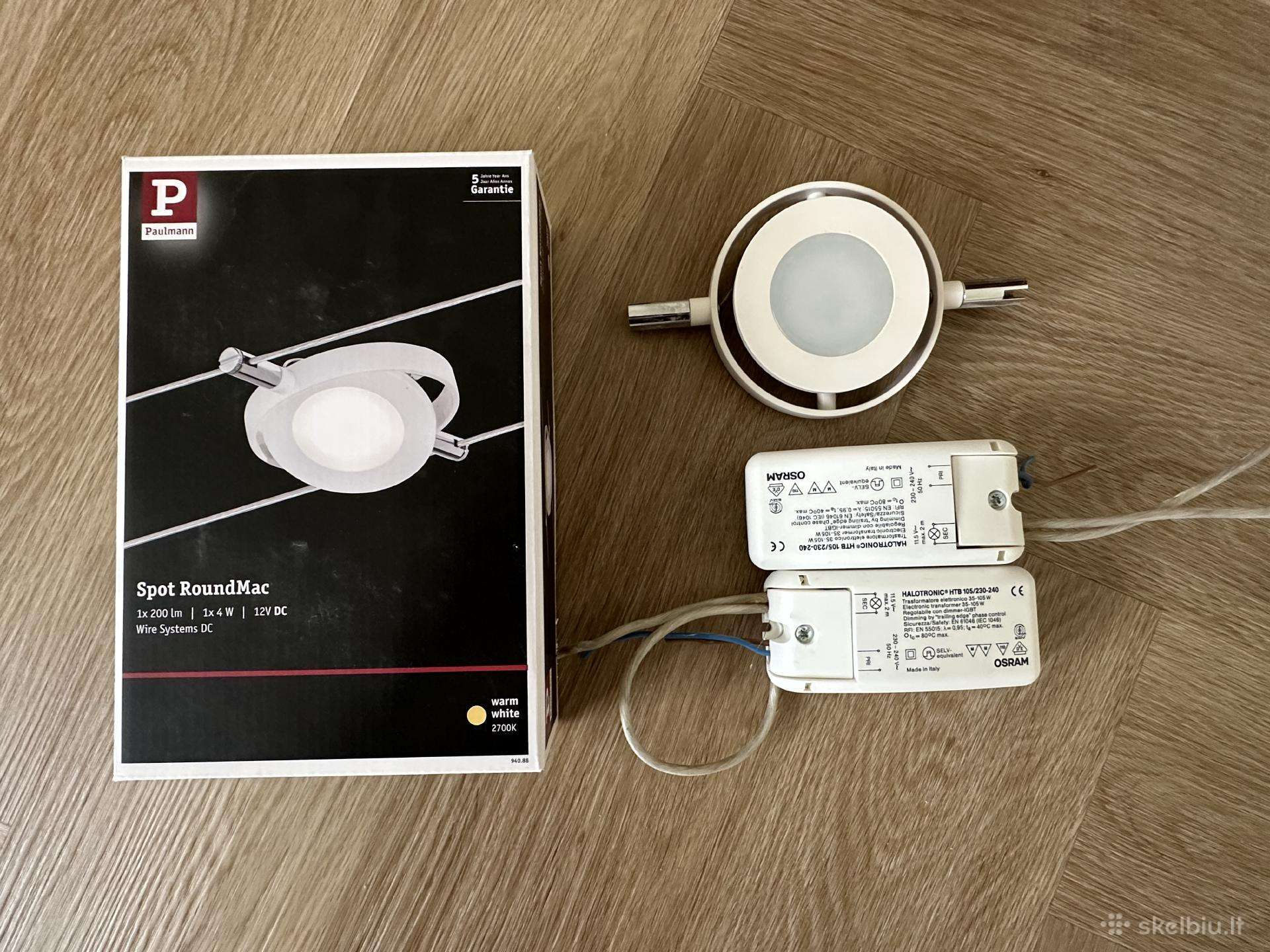 LED šviestuvai trosinei sistemai – 8 vnt.