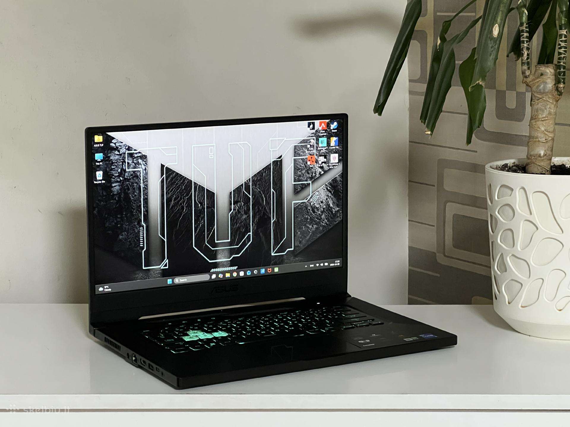 Parduodamas Asus Tuf su Rtx 3050, I5-11k, 144hz.