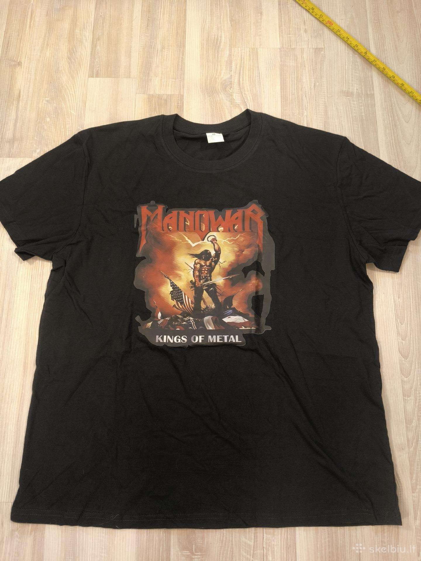 Manowar grupės marškinėliai XL dydžio