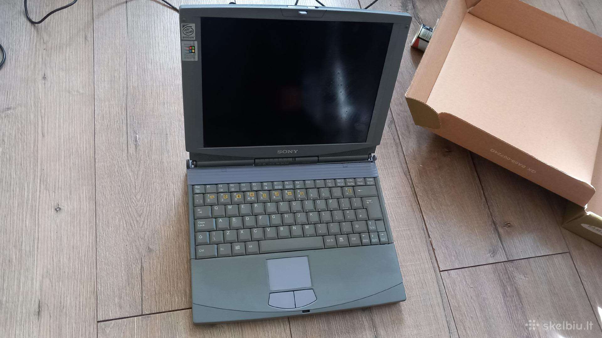 Retro Sony Vaio Pcg-735 Laptopas