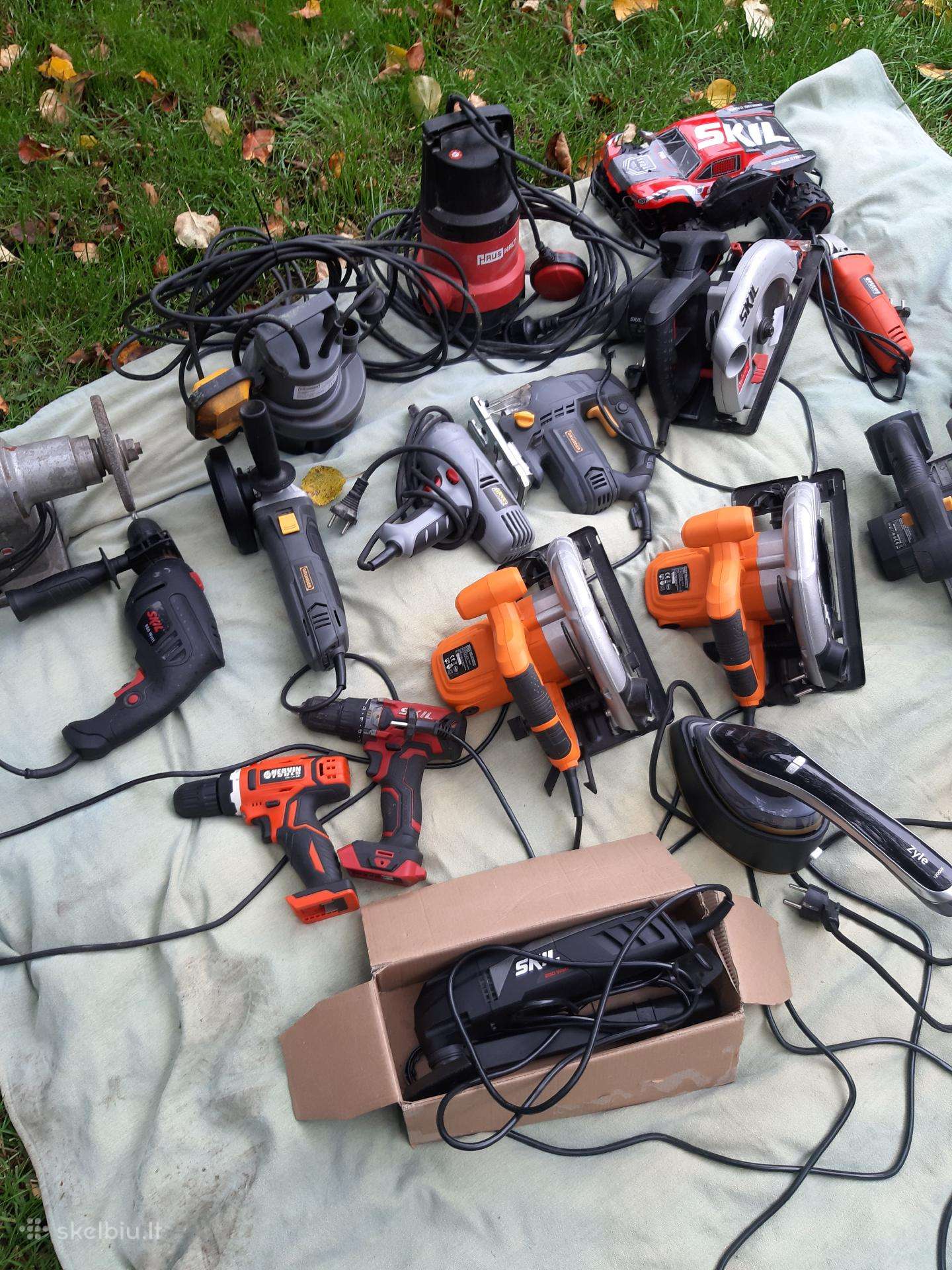 Elektiniai Įrankiai ,Garažo valymas