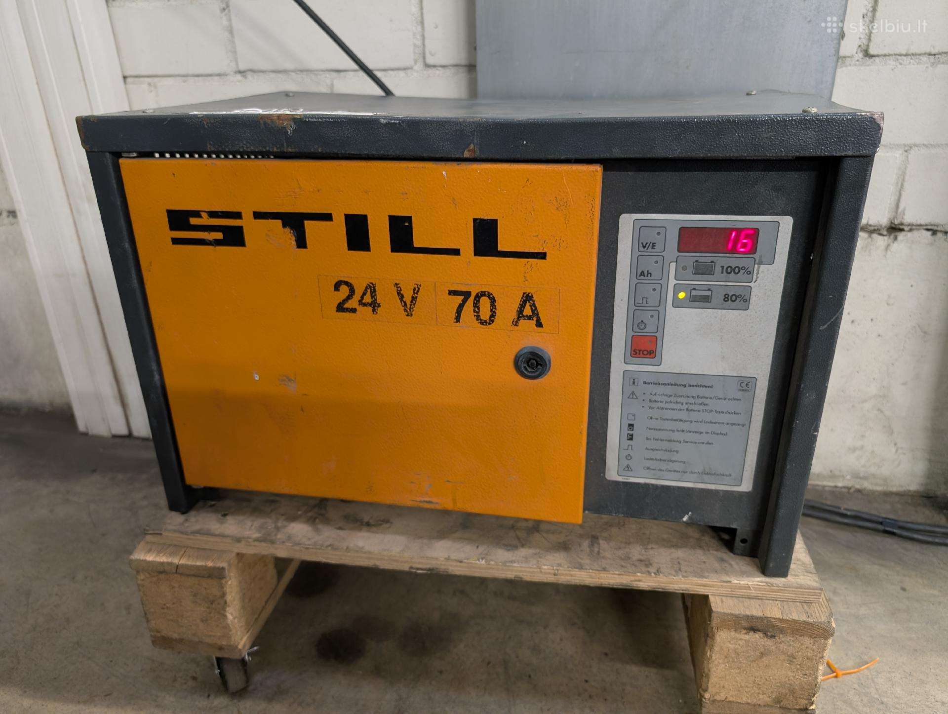 Still 24v 70a įkrovos stendas