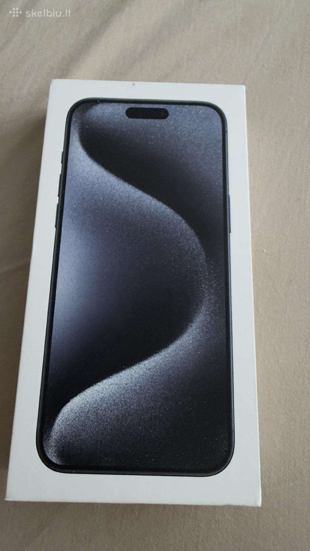 iPhone 15 Pro Max 1tb (Blue Titanium) – Pilnas kom