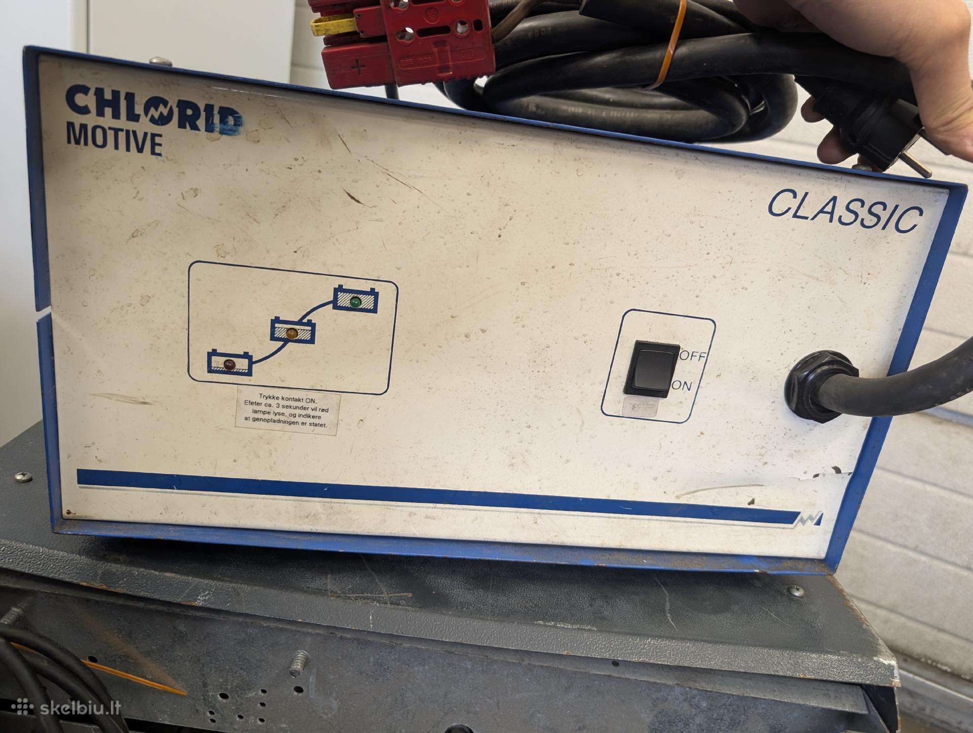 Chlorid Motive Classic 24v 30a įkrovos stendas.