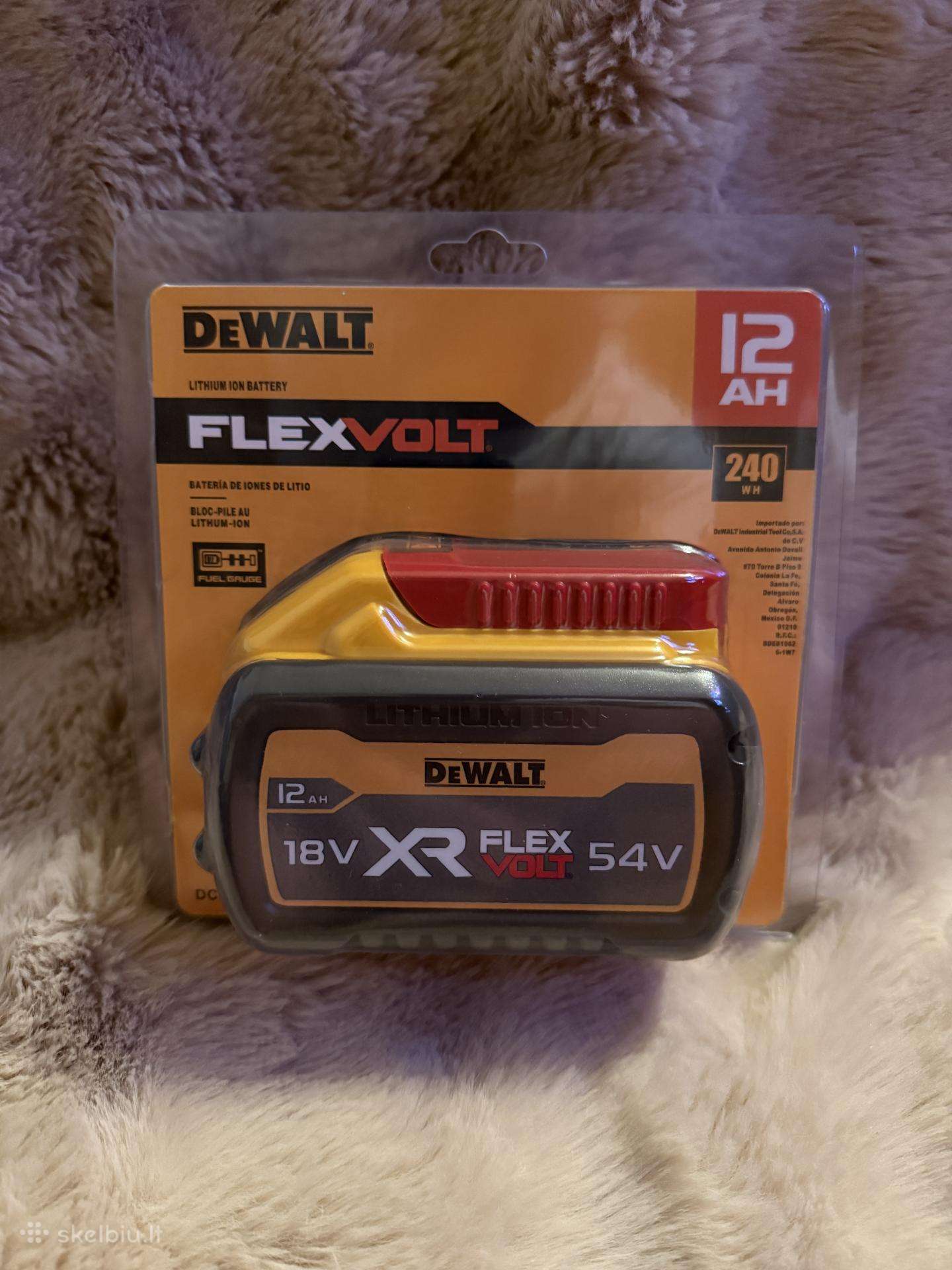 Dewalt Flexvolt 12ah (Nauja) (18v-60v)