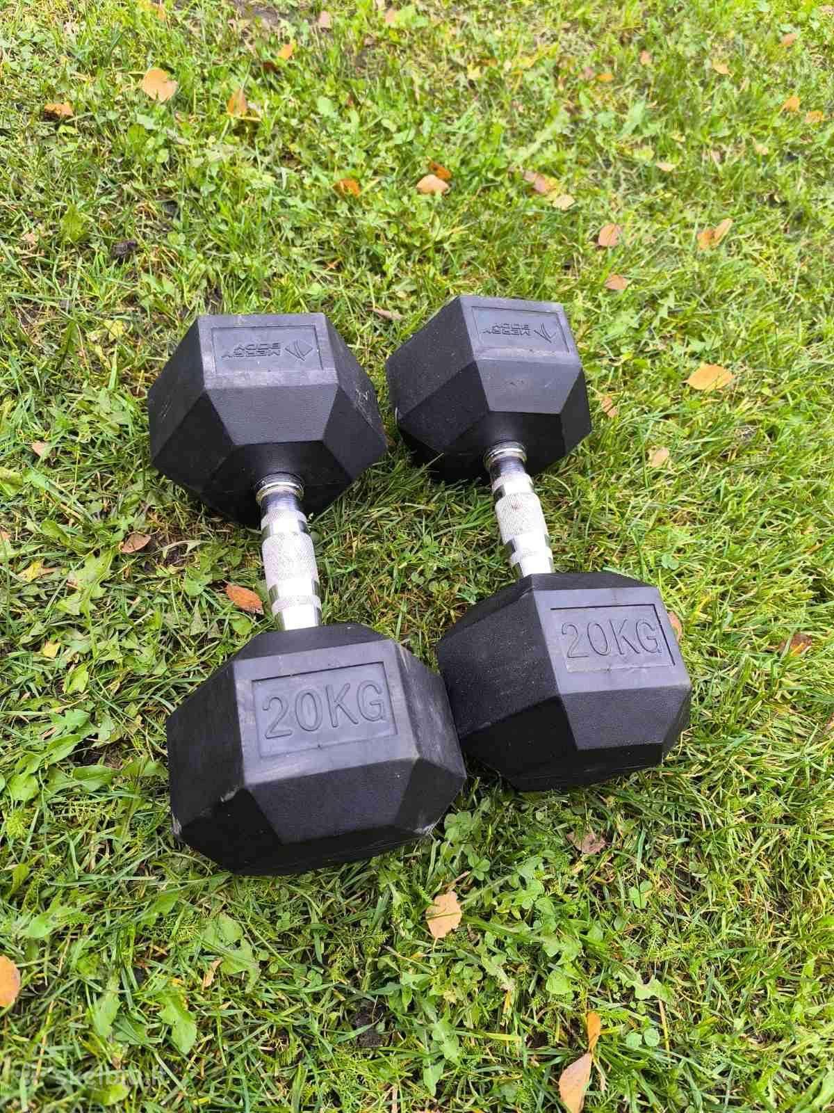 Hanteliai 2 x20kg