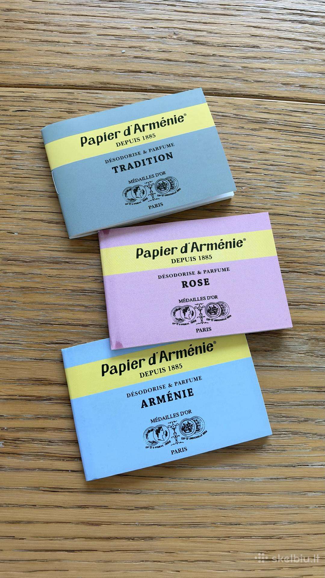 Papier darmenie smilkalu rinkinys