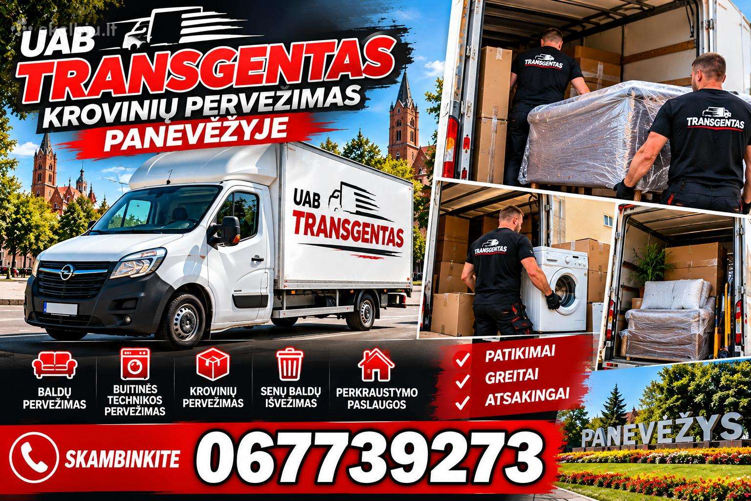 Krovinių pervežimas - perkraustymas