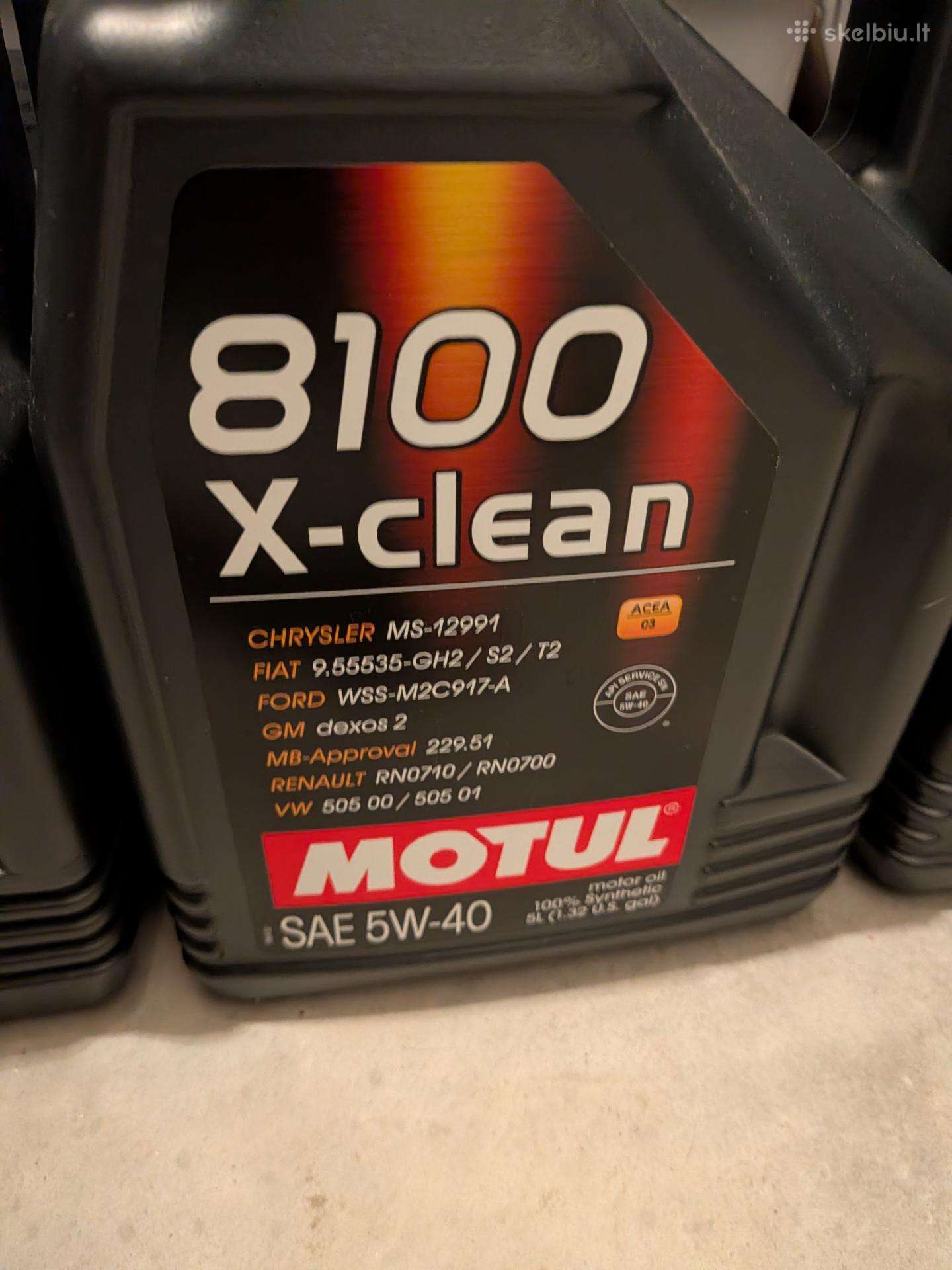 Motul 8100 X-clean 5w40 ~13 litru