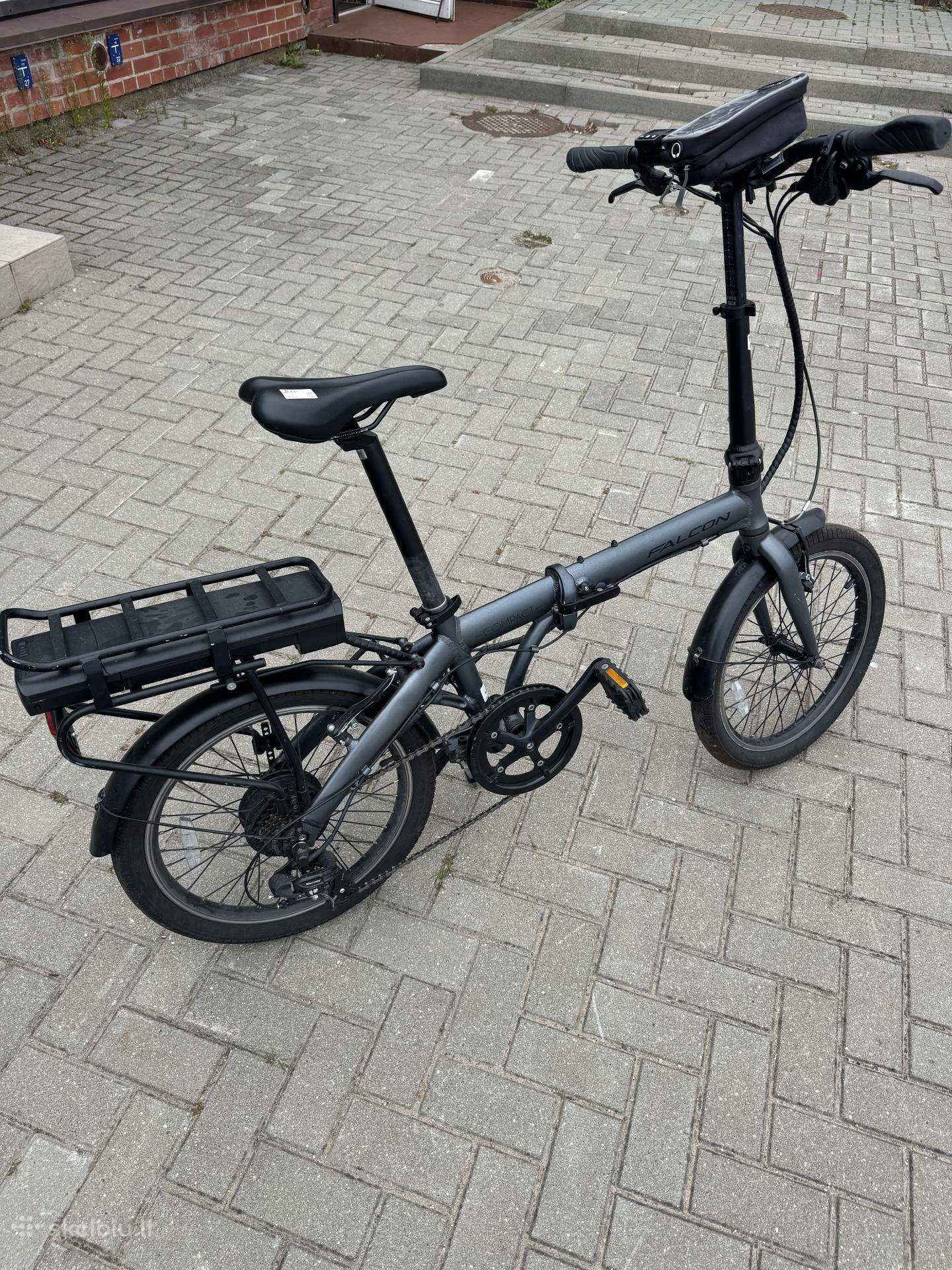 Elektrinis dviratis su minimo asistavimo Pas režim