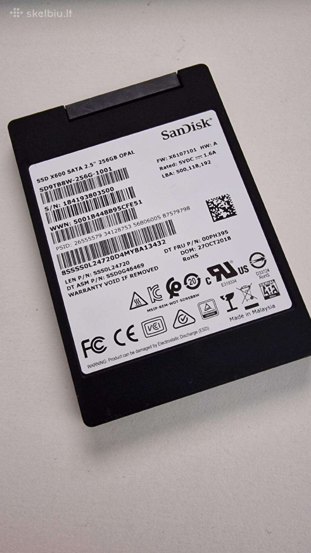 Sandisk X600 256gb SSD