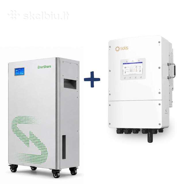 Hibridinis inverteris 12kw su kaupikliu 16kwh
