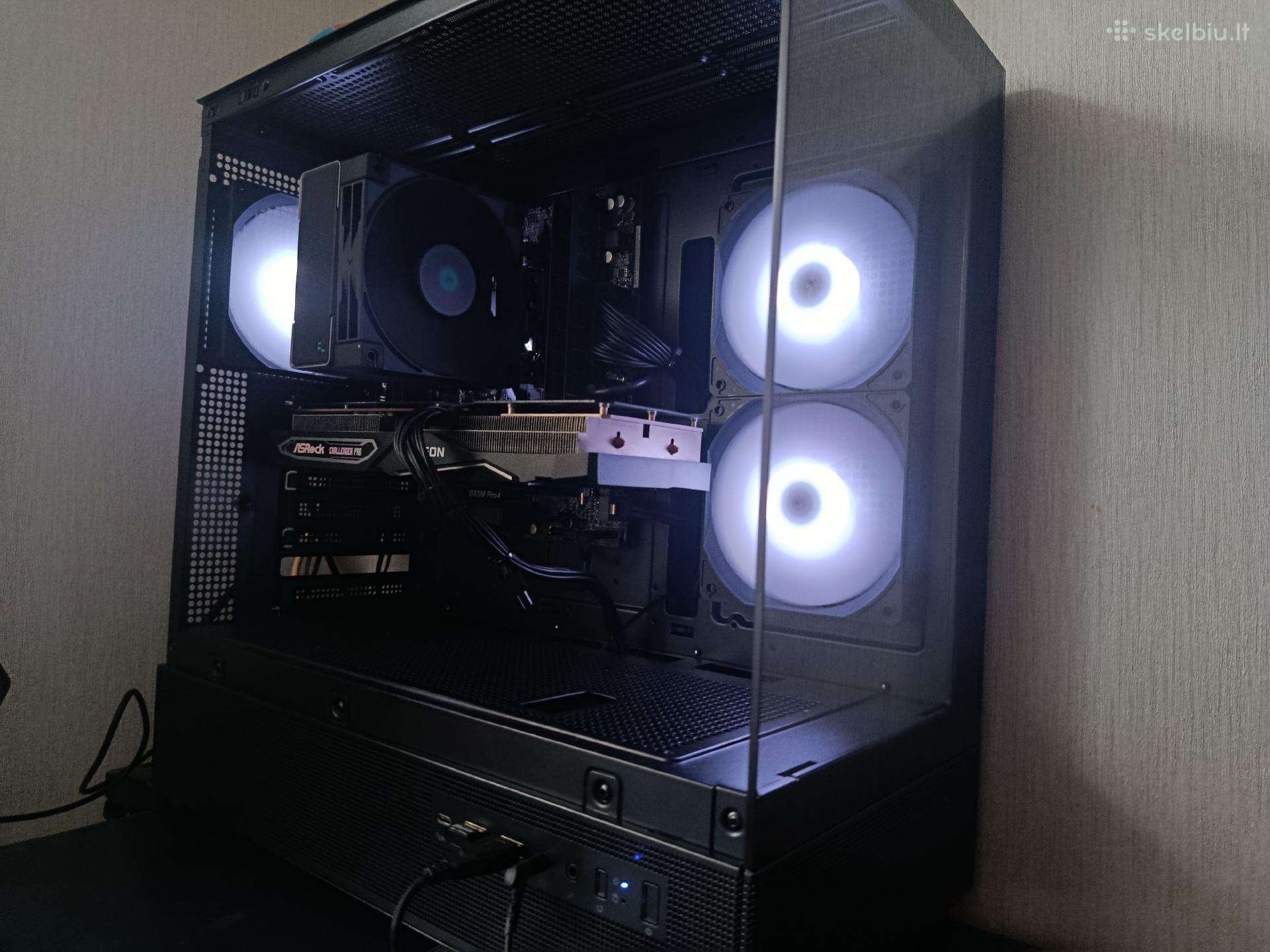 Kompiuteris rx6600xt+i7-4770-16gb