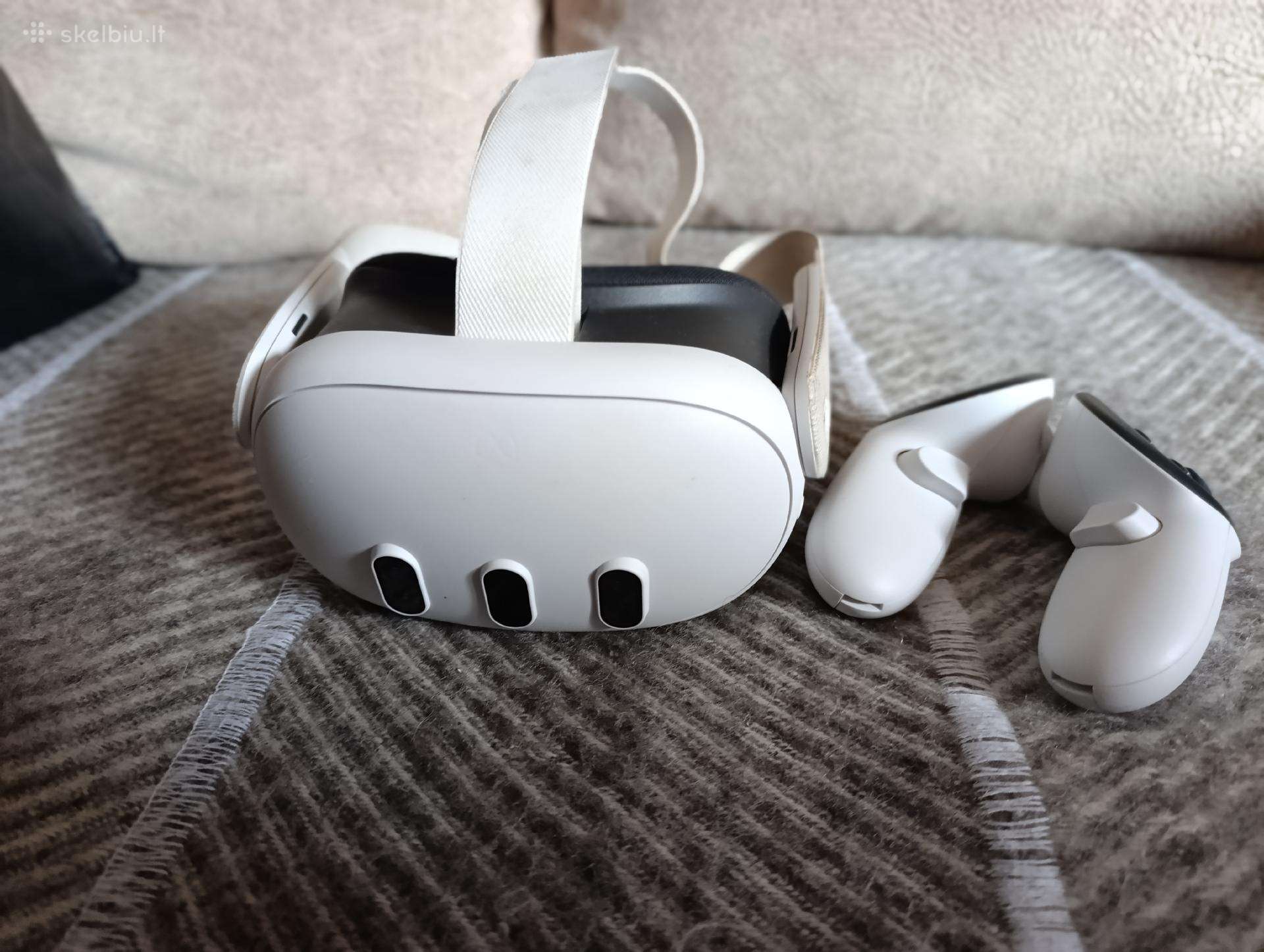 Parduodu puikios būklės meta Quest 3 (vr akiniai)