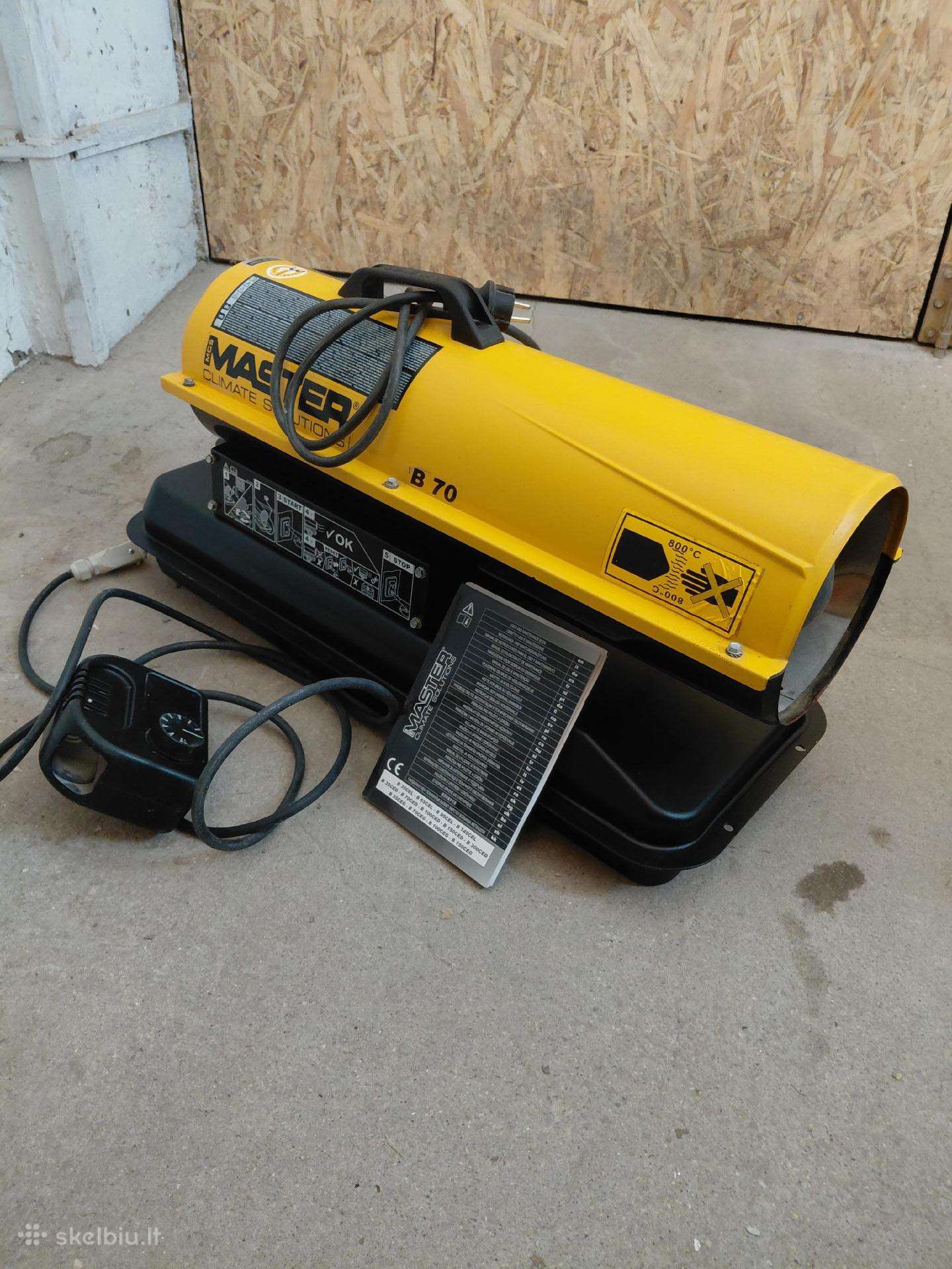 Dyzelinis šildytuvas Master b70 su termostatu