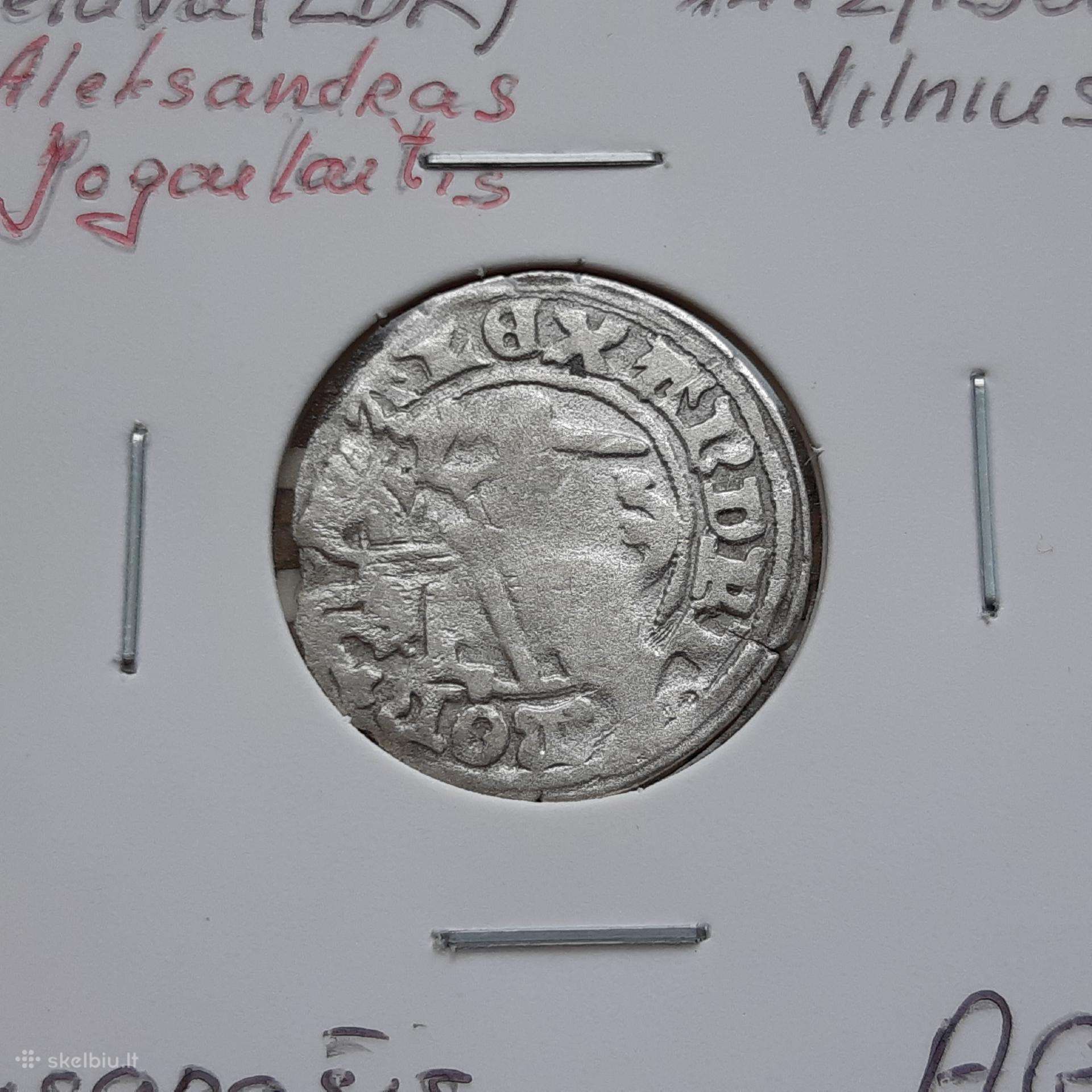 Lietuva pusgrašis sidabras 1492 - 1506