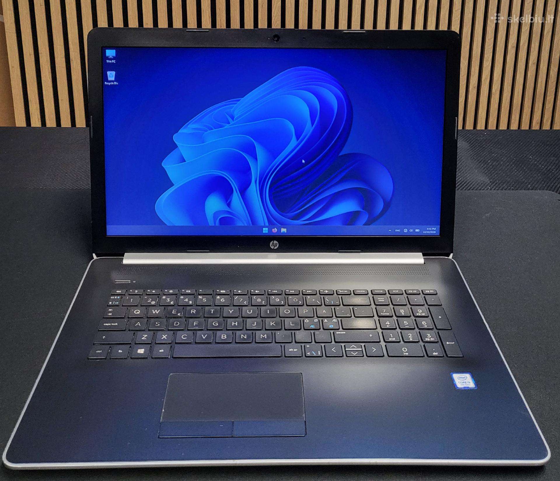 Hp 17 colių/ Intel i5 / 12 GB Ddr4 / 256 Nvme / 0%