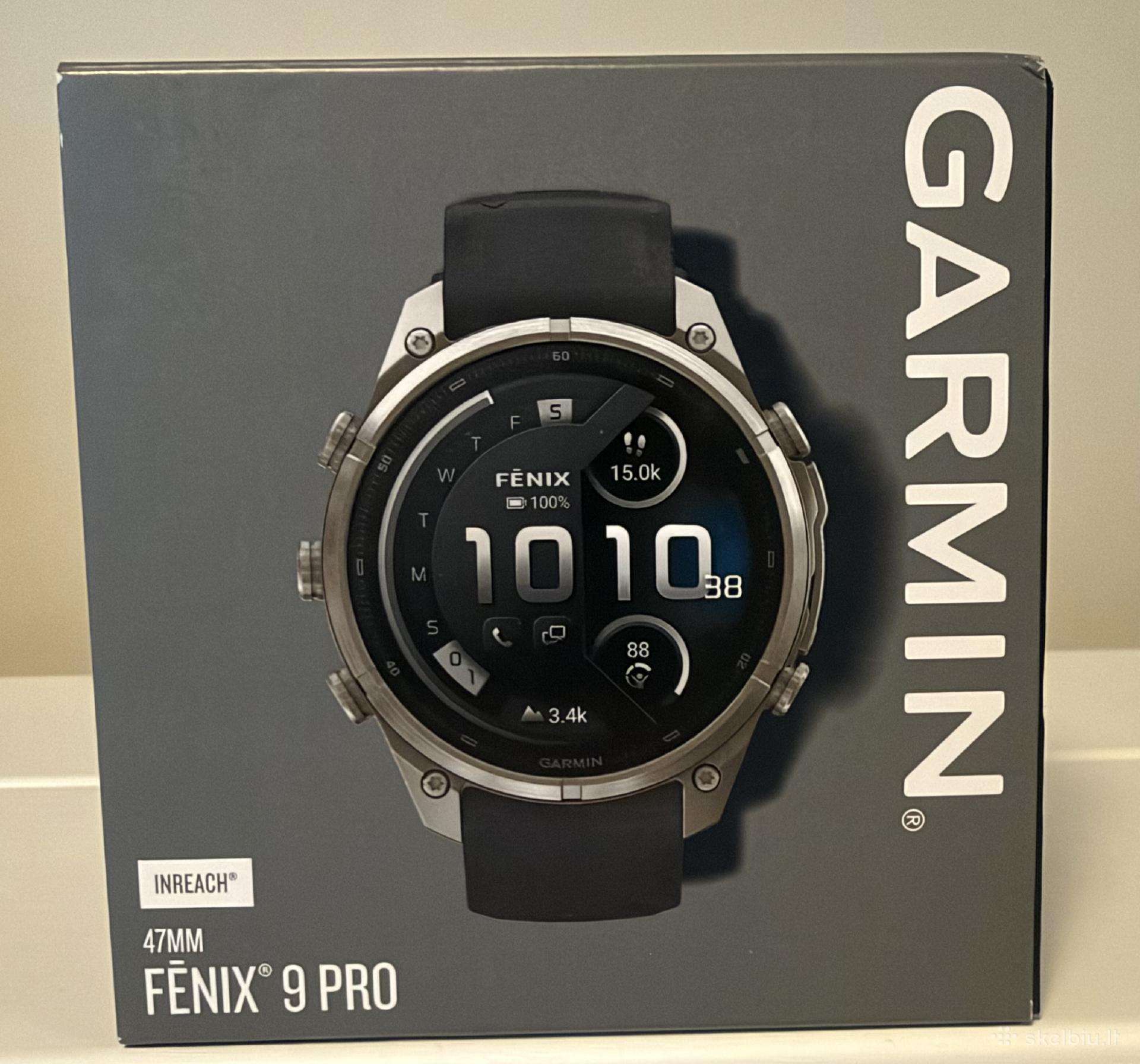 Naujas Garmin Fenix 9 Pro 47 mm – 950€