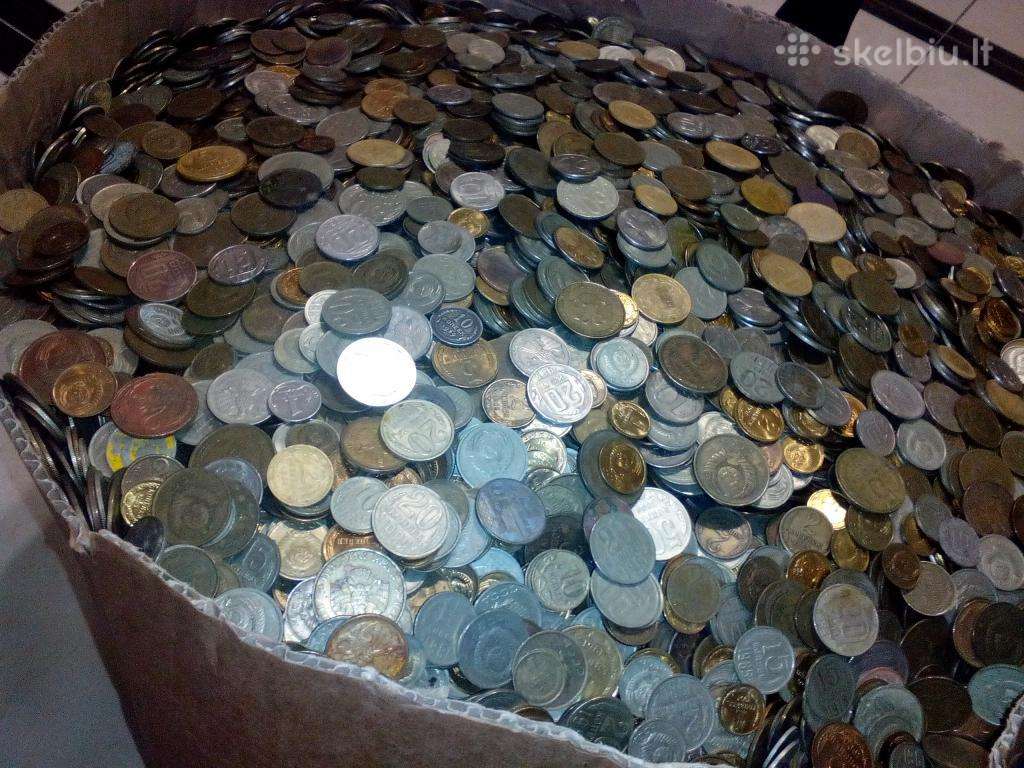 Pirksiu monetos įvairių šalių (Netauriejo metalo)